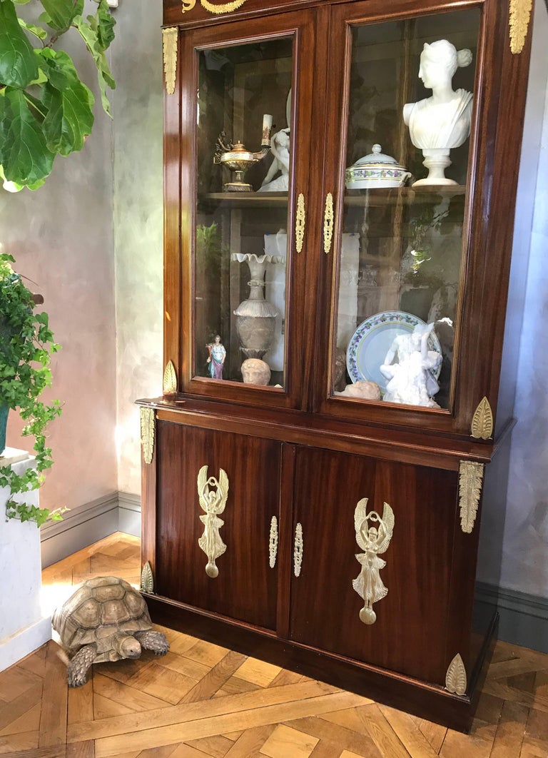Pair of Empire Bookcases For Sale at 1stdibs