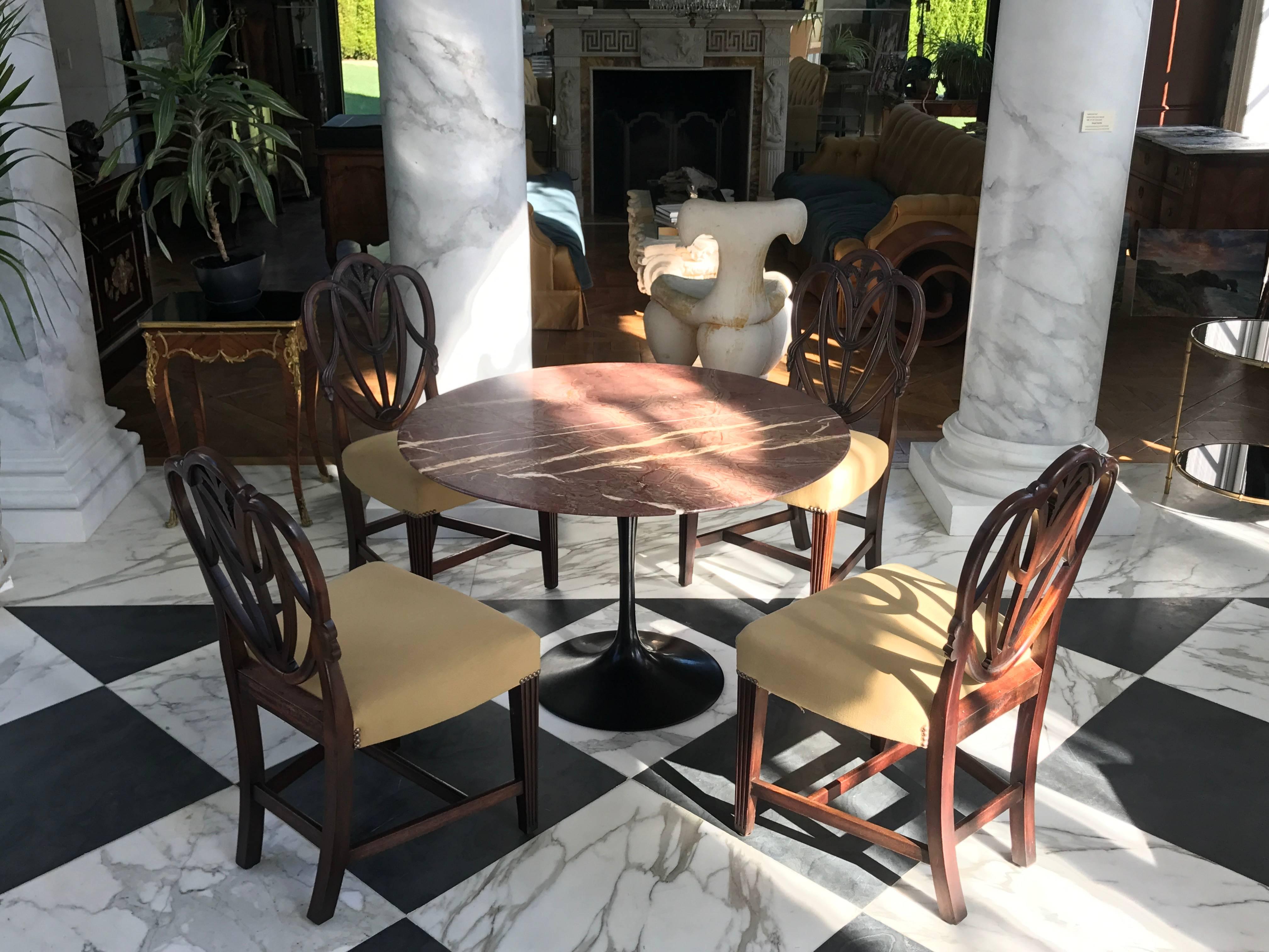 American Knoll Marble -Top Table