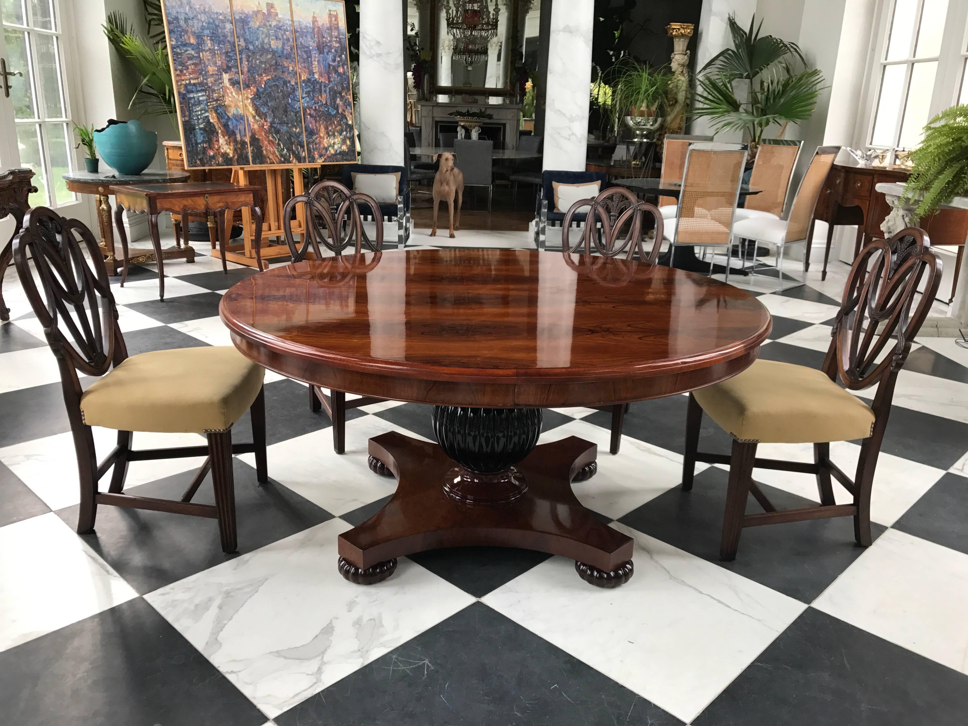 Veneer Round Dining Table