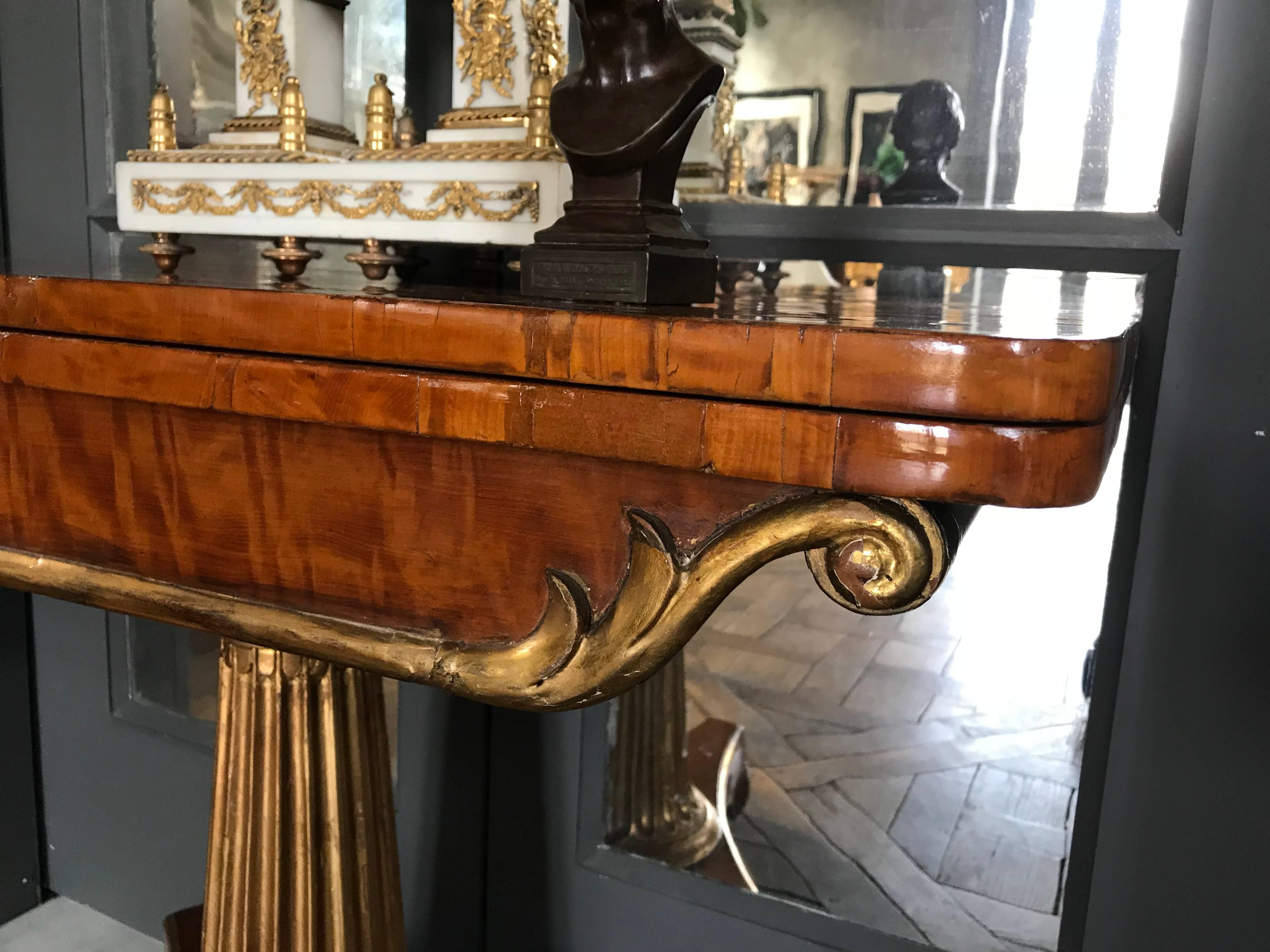 English Neoclassical Card Table For Sale