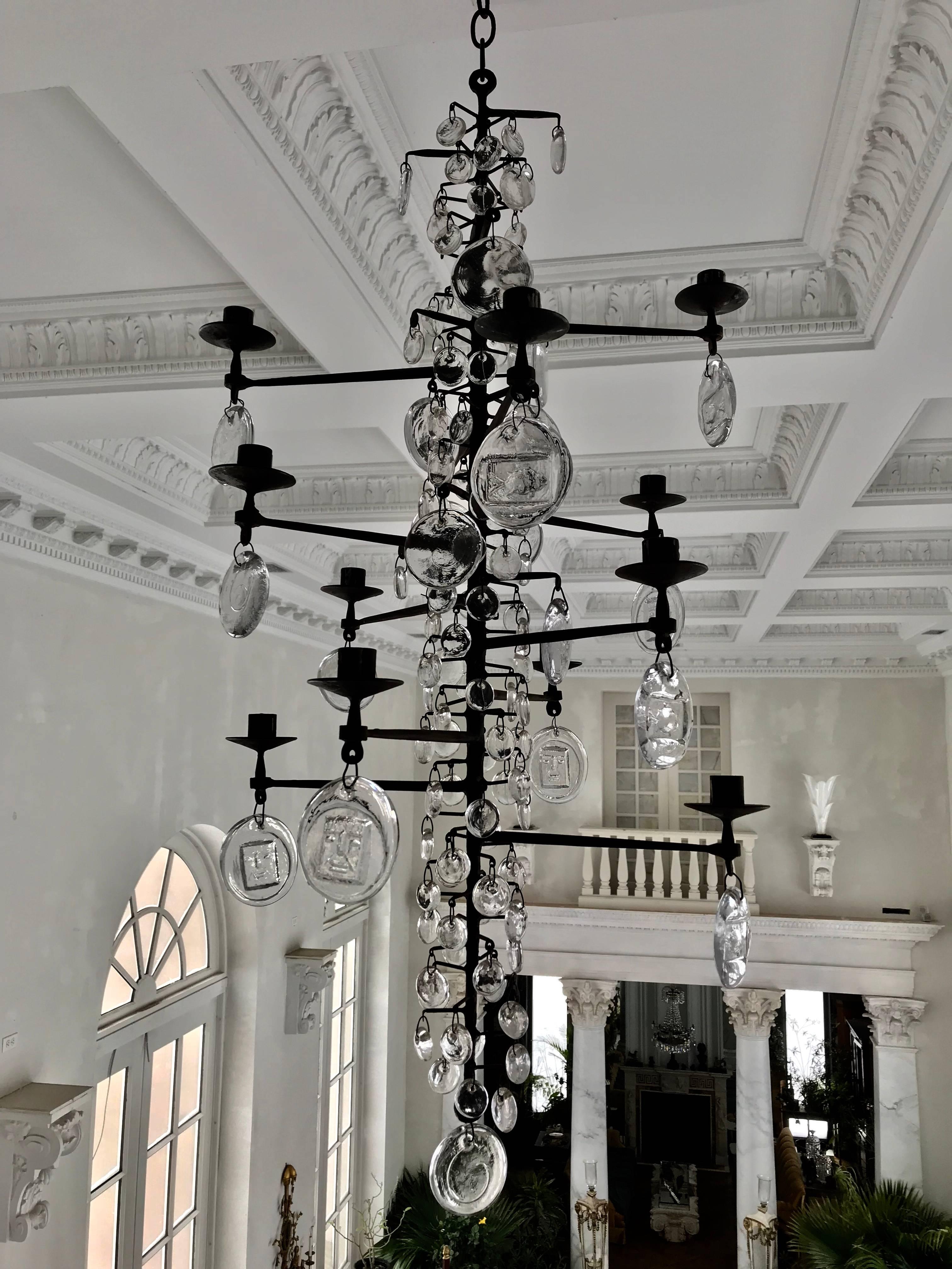 Molded Erik Hoglund Chandelier