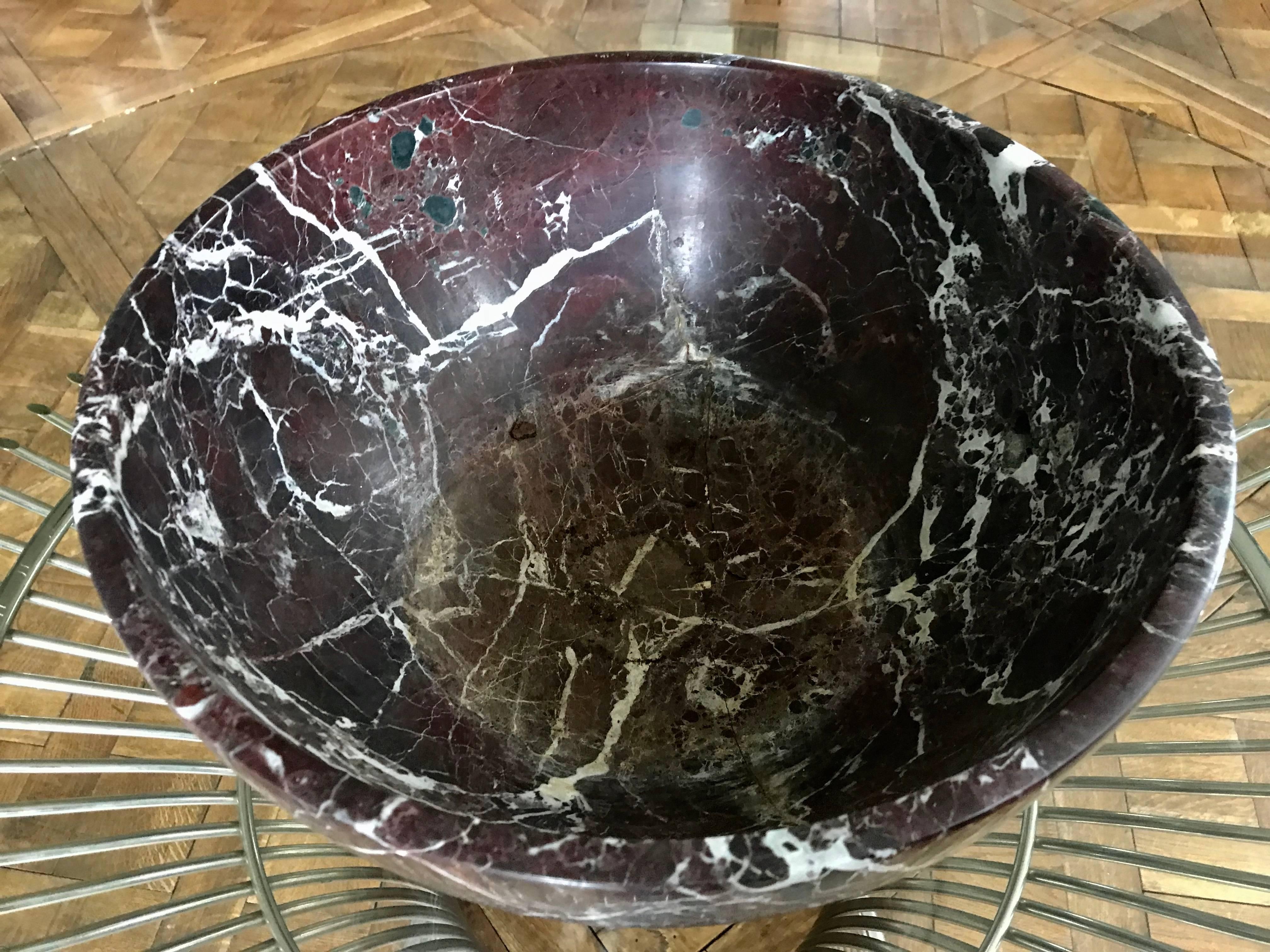 Carved Marble Bowl 