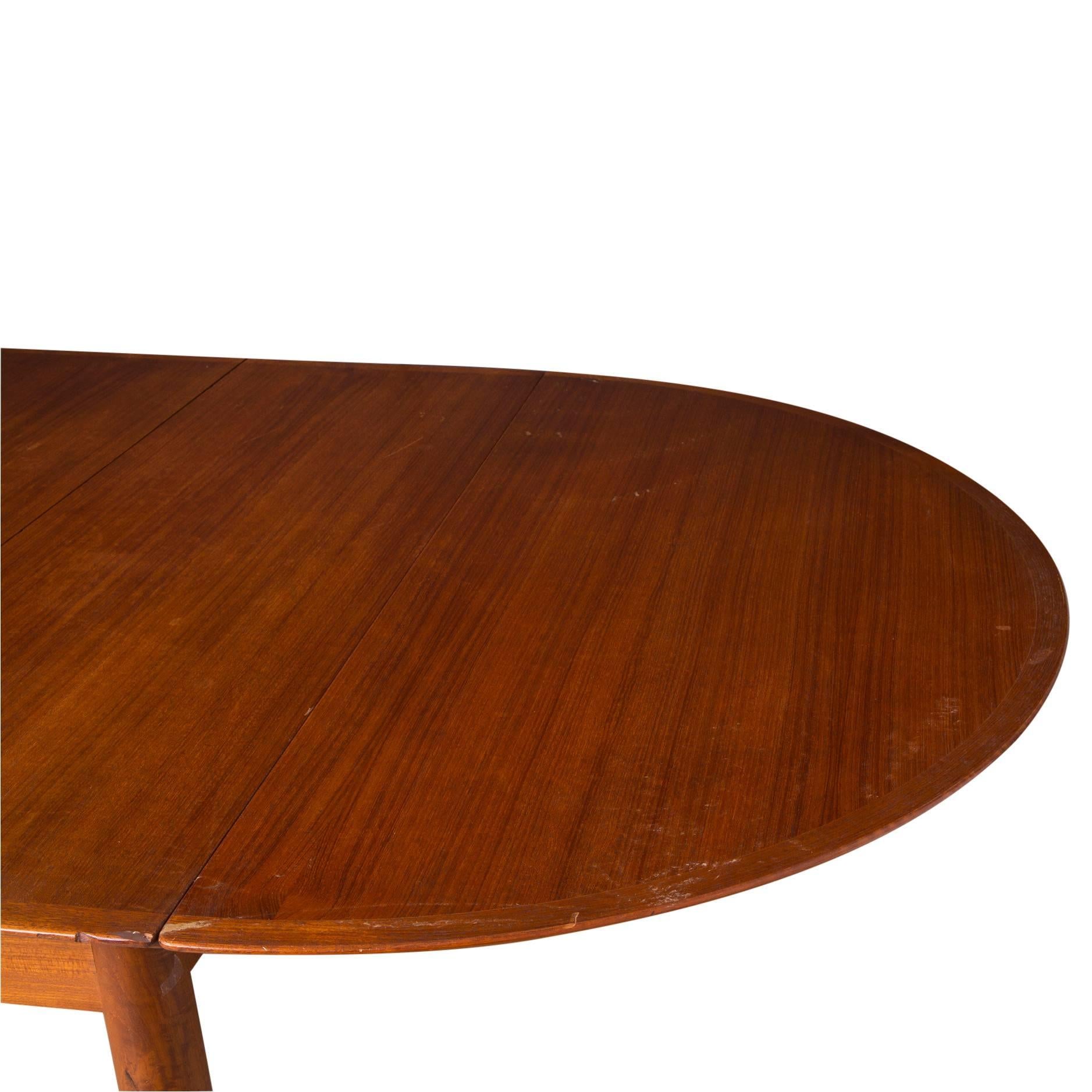 Mid-20th Century Arne Vodder for Sibast, Expandable Dining or Game Table