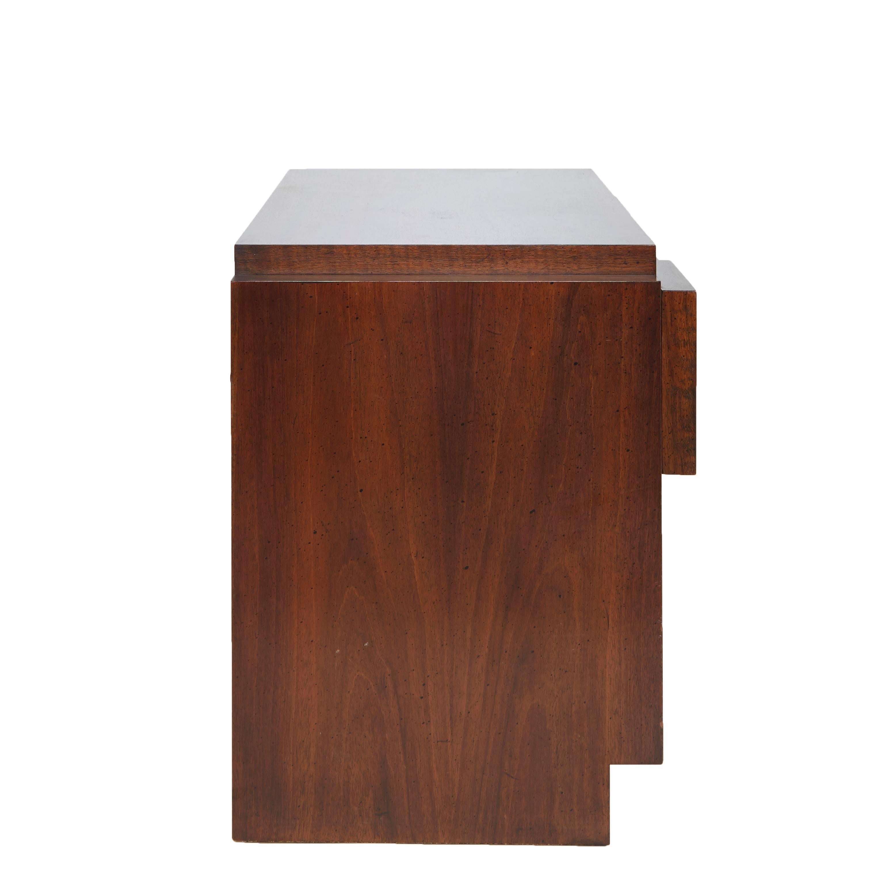 Mid-20th Century Lane Brutalist Nightstand or End Table