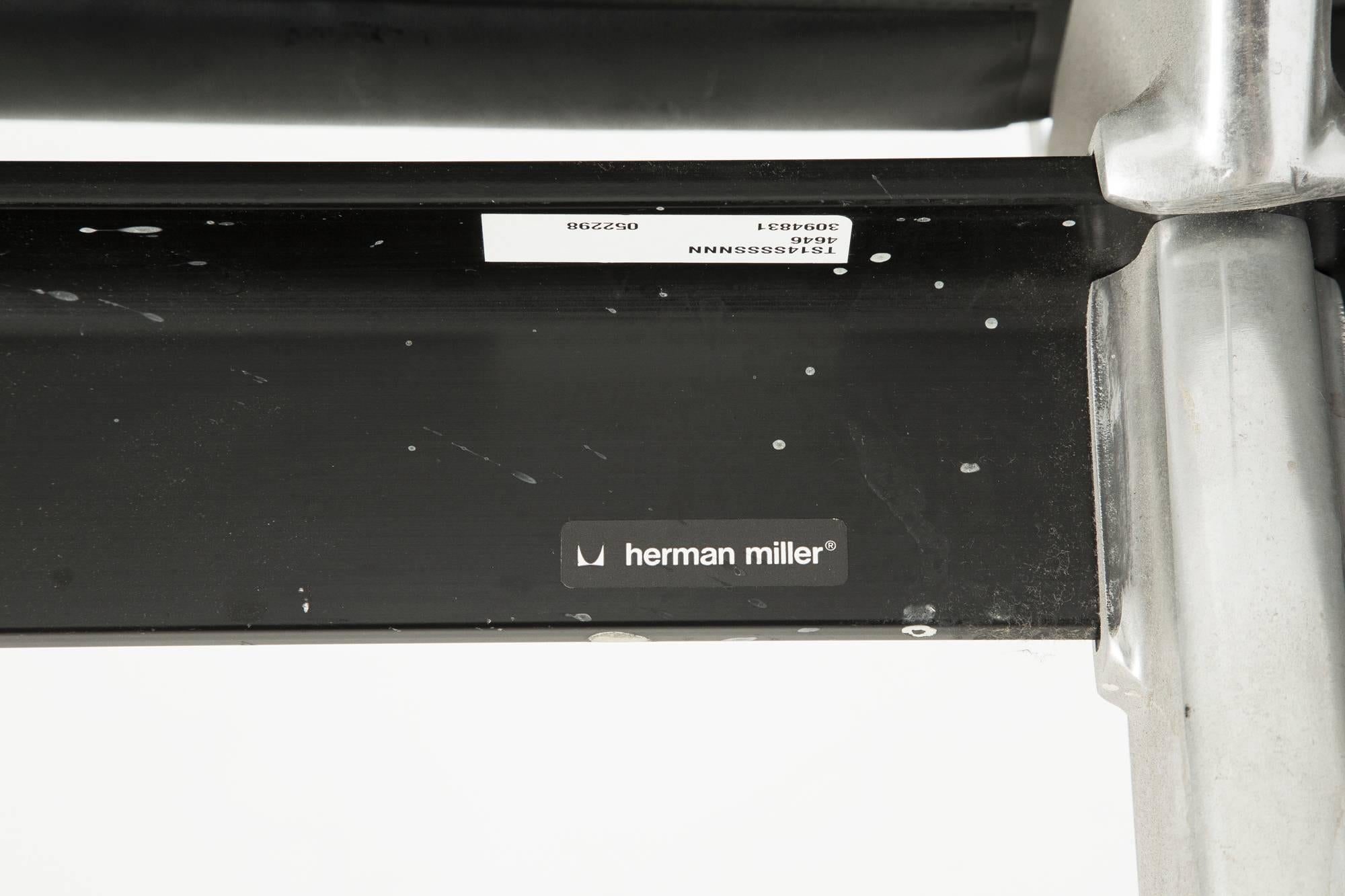 Tandem-Sling von Ray und Charles Eames für Herman Miller, Viersitzer (Mitte des 20. Jahrhunderts) im Angebot