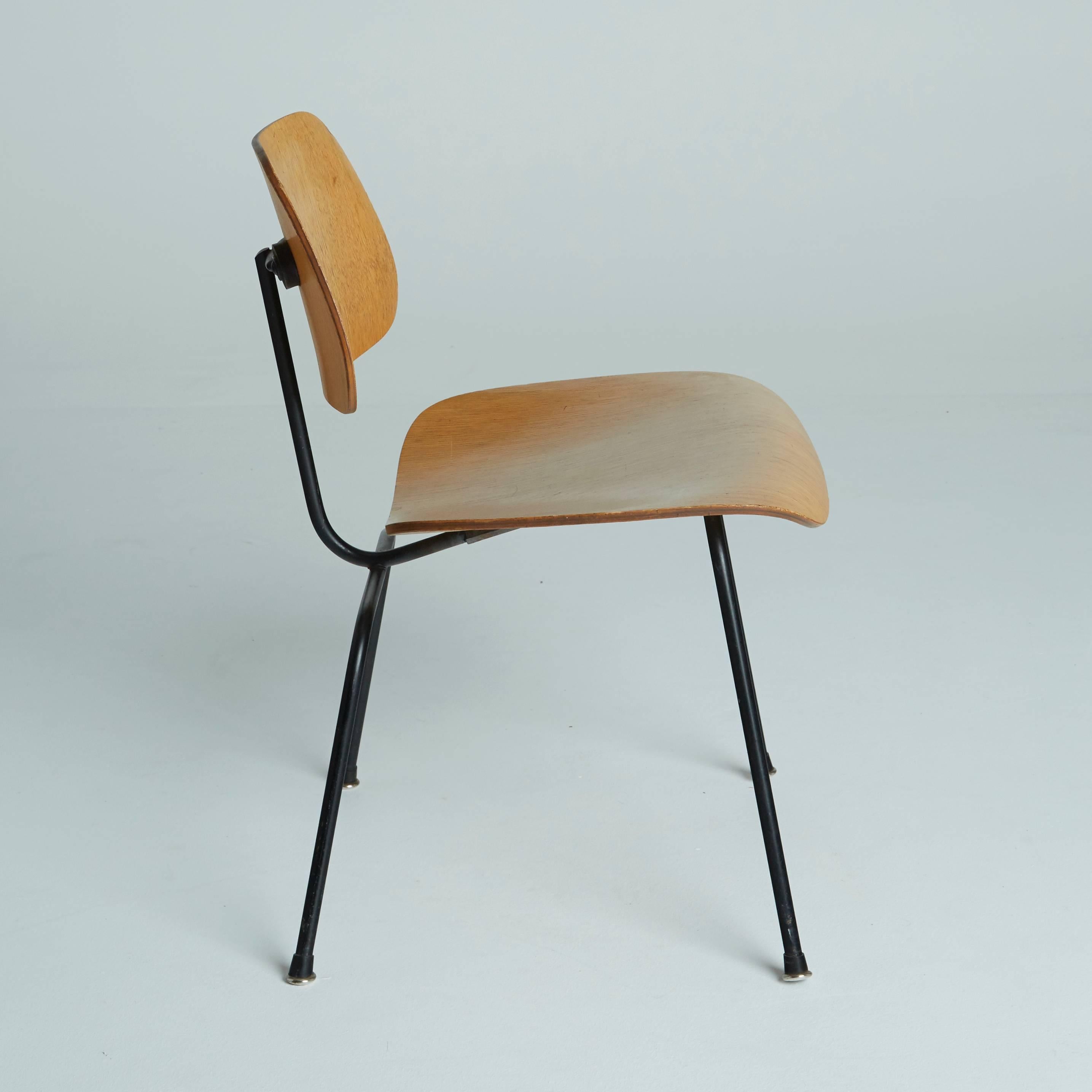 Molded DCM Chairs by Charles Eames for Herman Miller, circa 1950
