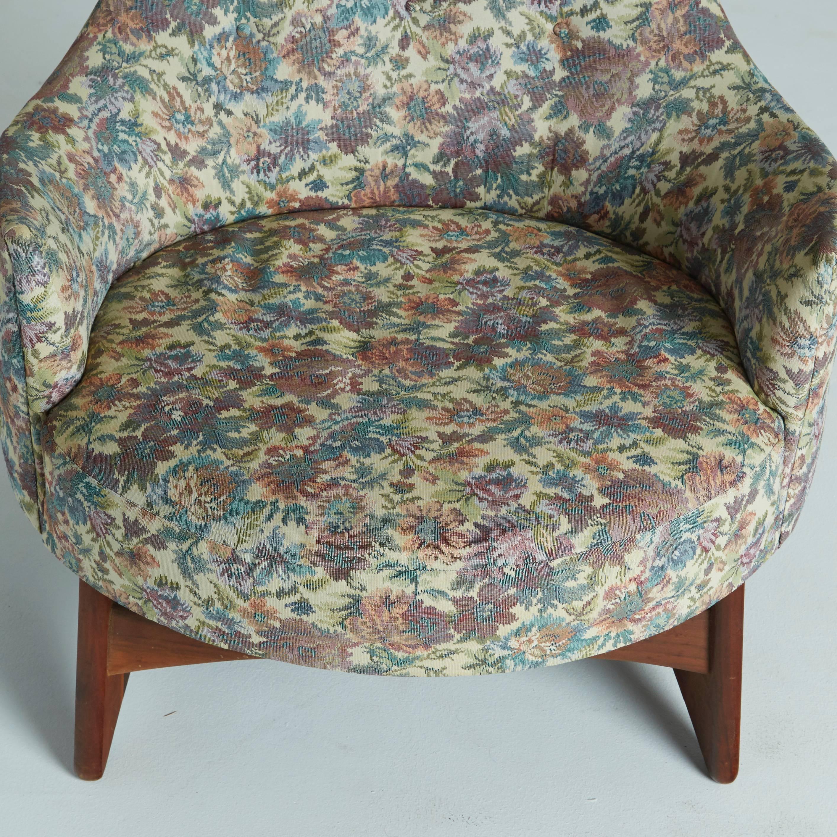 Mid-20th Century High Back Lounge Chair by Adrian Pearsall for Craft Associates