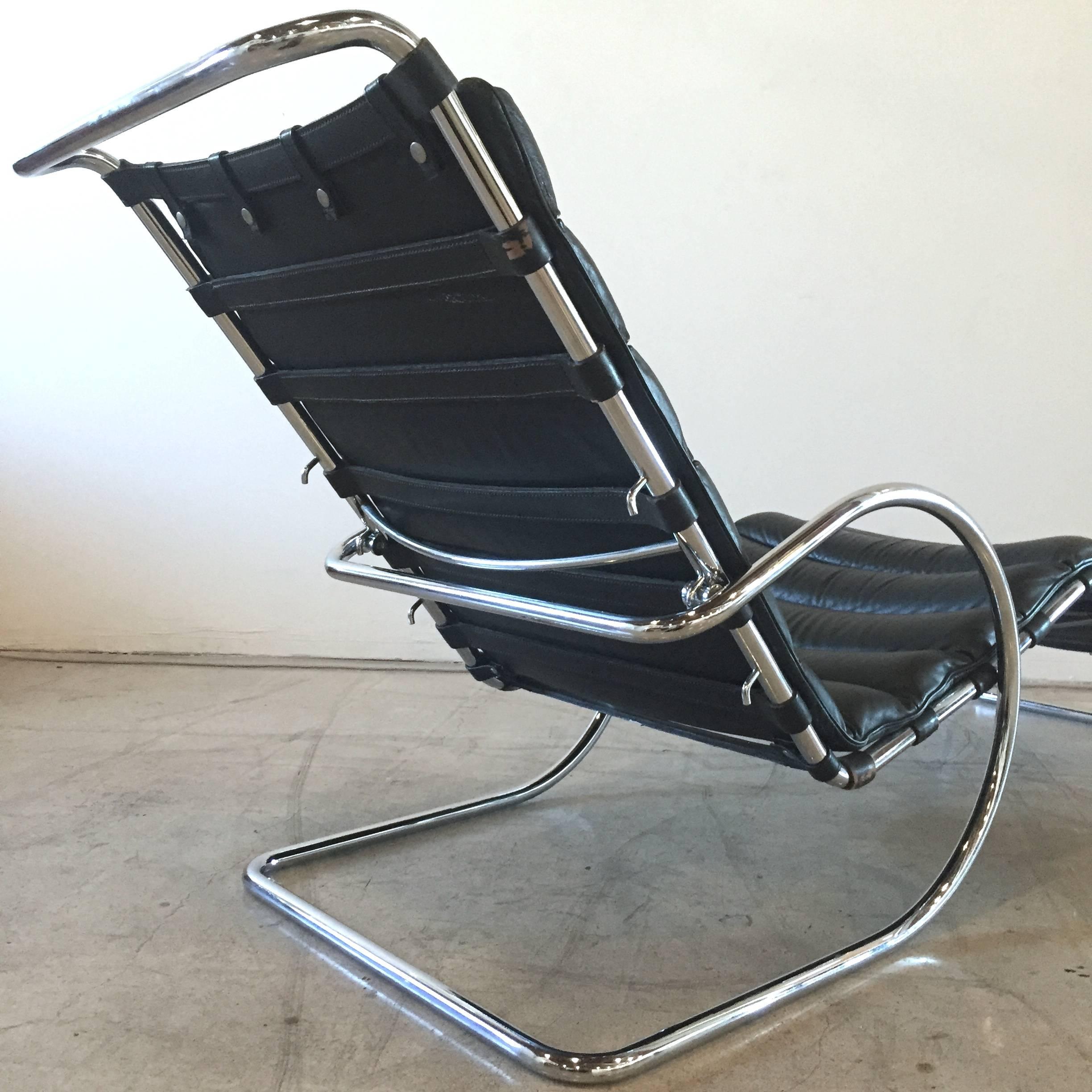 MR Chaise Lounge Chair von Ludwig Mies van der Rohe:: seltene frühe Produktion (amerikanisch)