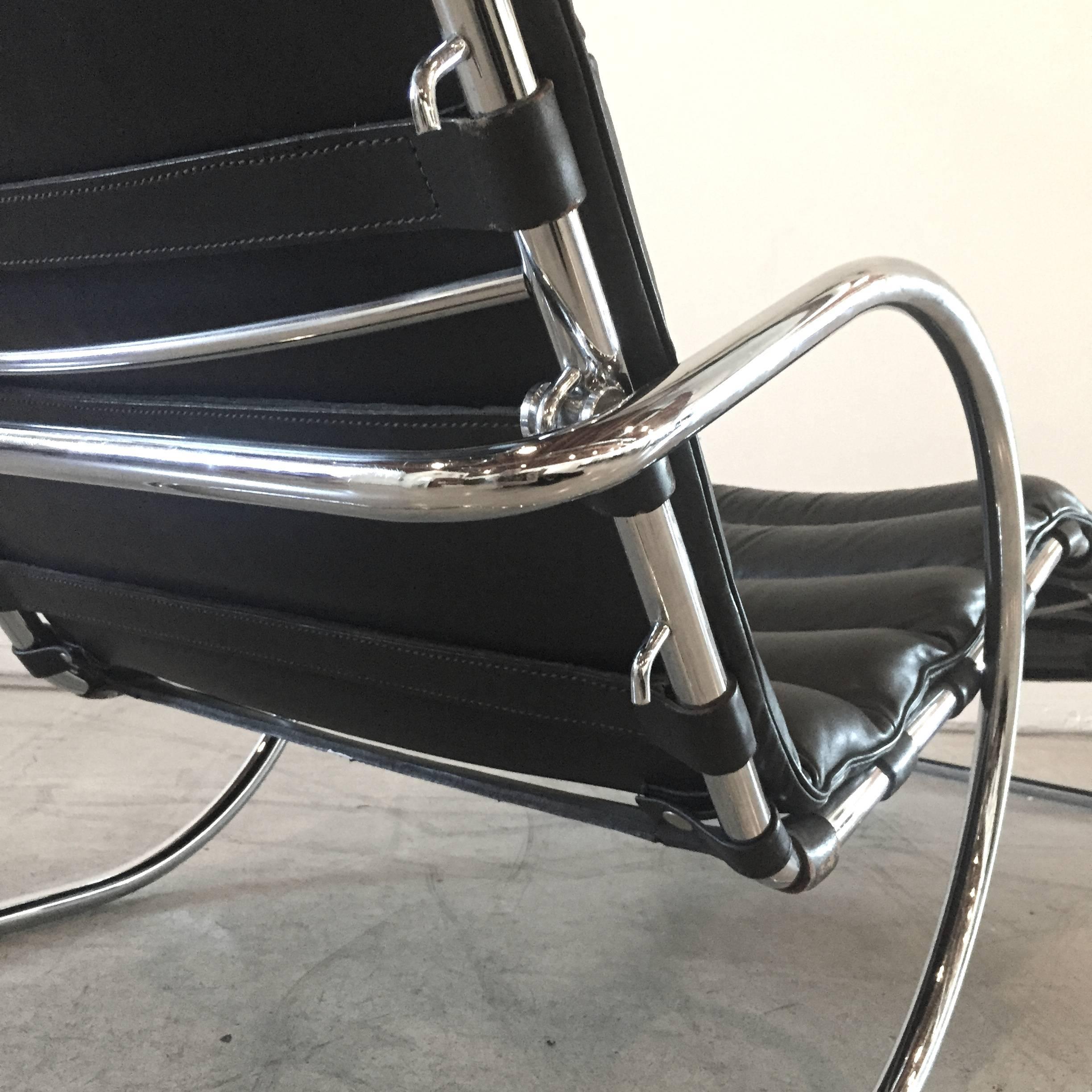Mid-Century Modern MR Chaise Lounge Chair by Ludwig Mies van der Rohe, Rare Early Production