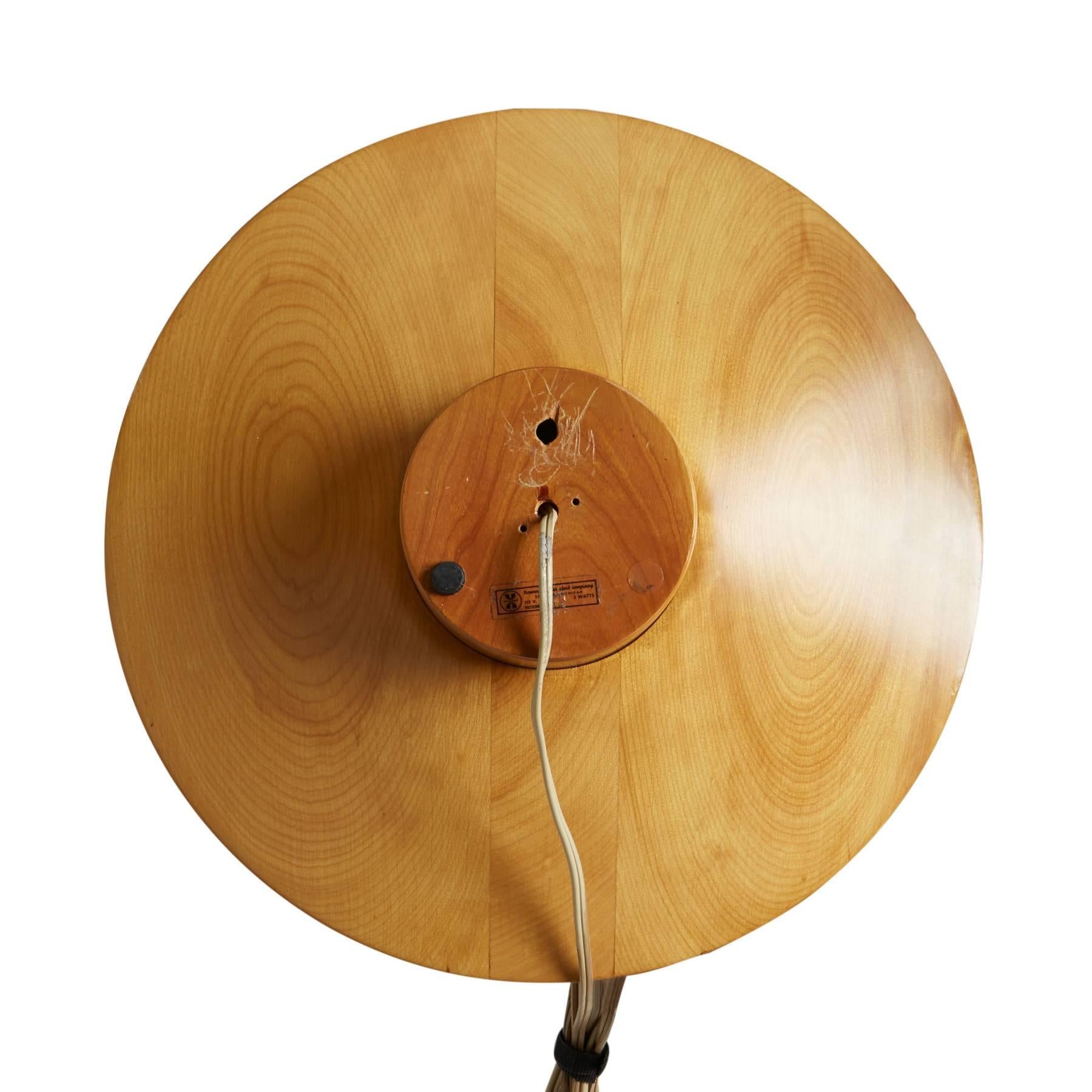 American Birchwood Wall Clock by George Nelson for Howard Miller