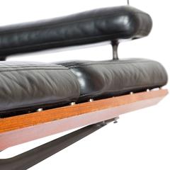Charles Eames Three-Seat Sofa by Herman Miller, Rare 1st Year Production