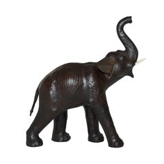 Leather Elephant in the Style of Dimitri Omersa