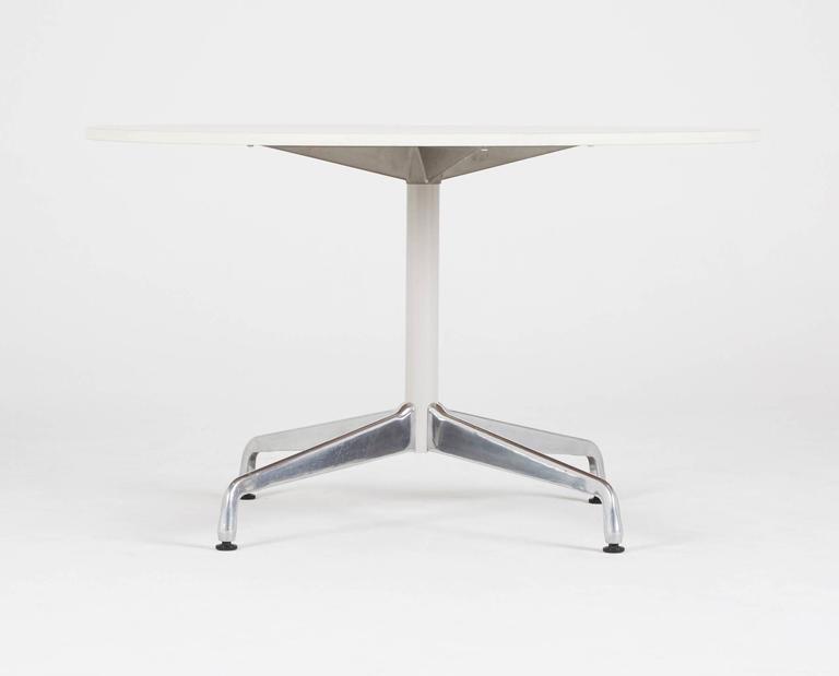 Eames For Herman Miller Round Dining Or Breakfast Table On Eames For Herman Miller Round Dining Or Breakfast Table On 2