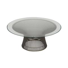 Early Production Warren Platner for Knoll International Bronze Coffee Table