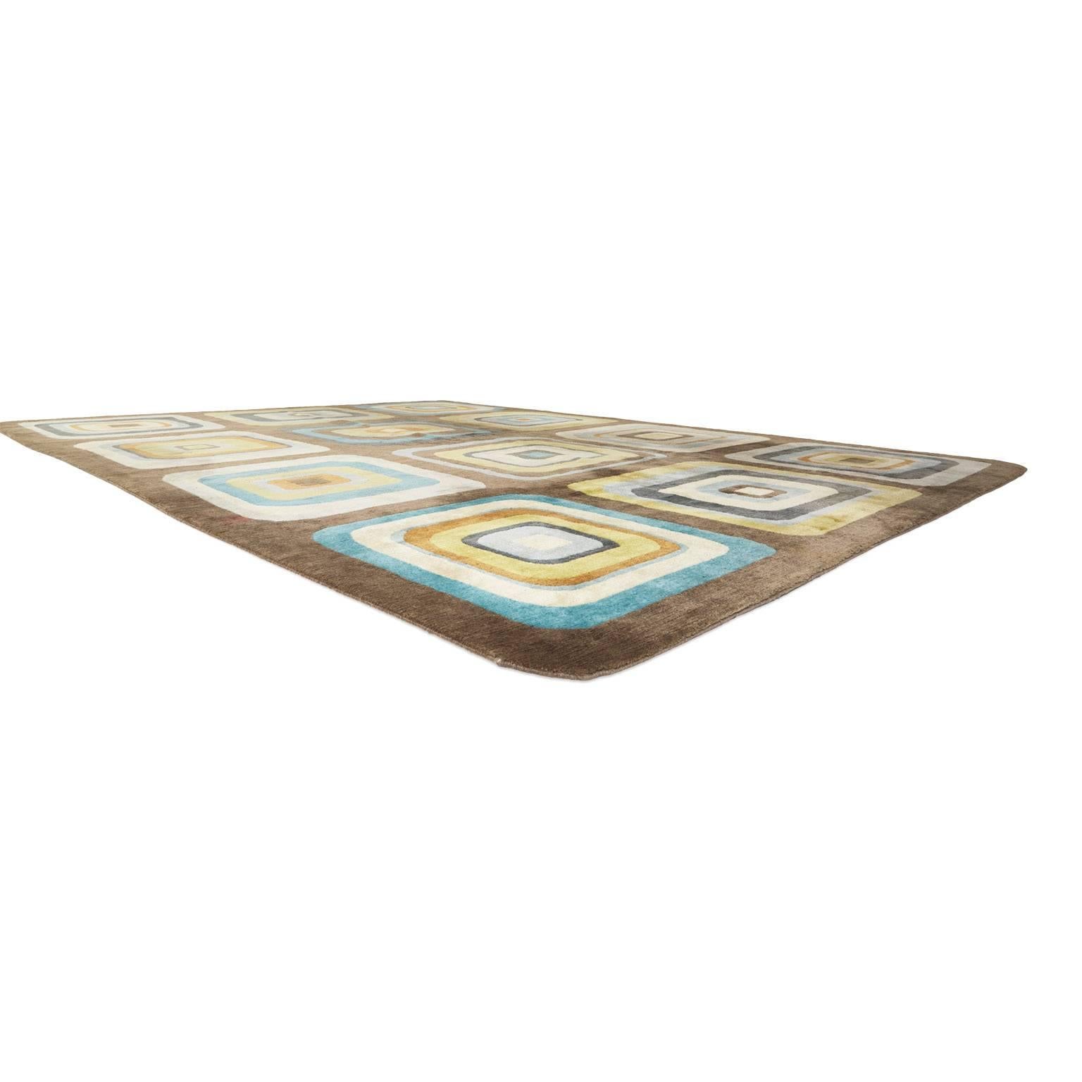 American Angela Adams Geometric Custom Designed Wool Area Rug