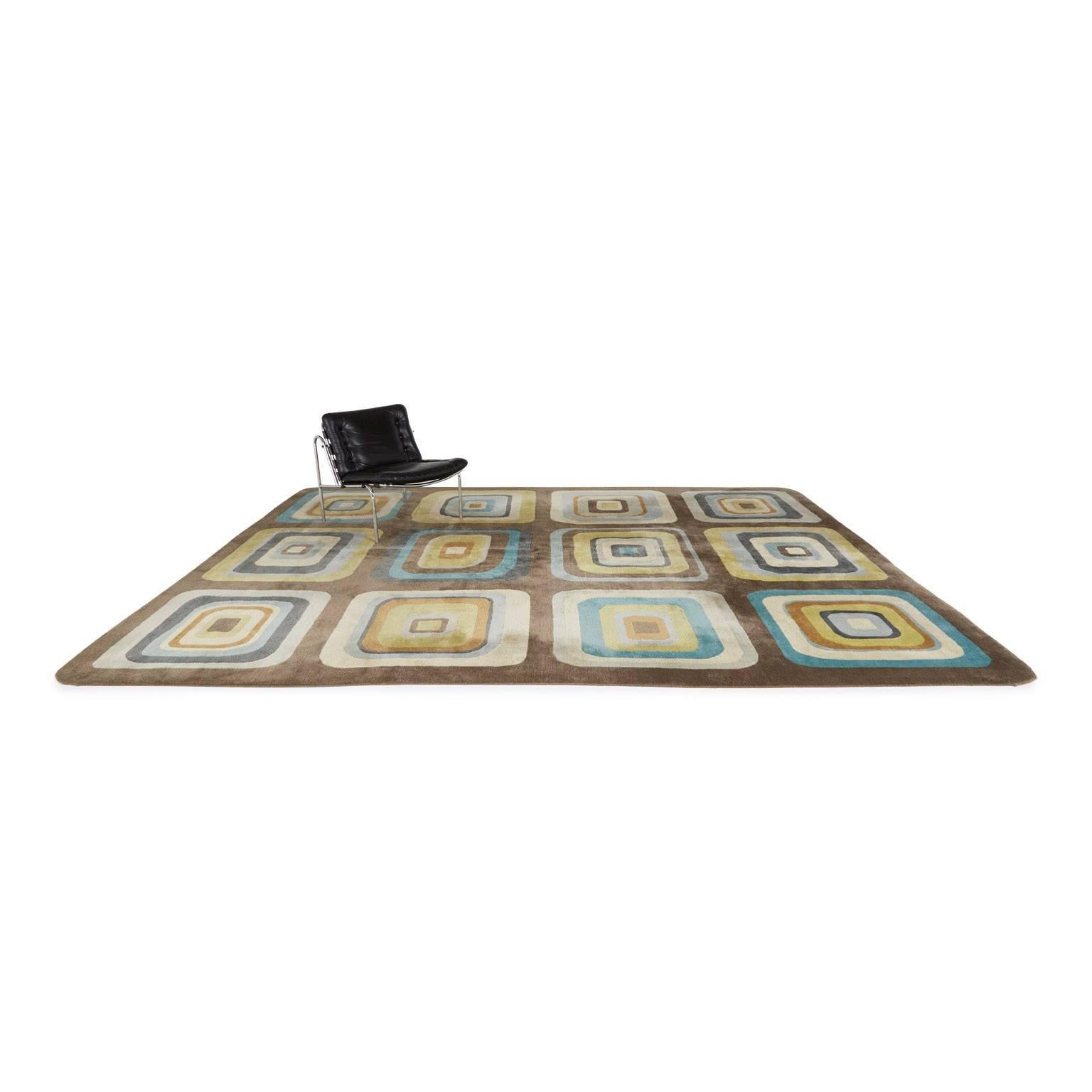 Angela Adams Geometric Custom Designed Wool Area Rug 3