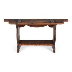 William Westenhaver for Witco Ornately Carved Tiki Console, circa 1950