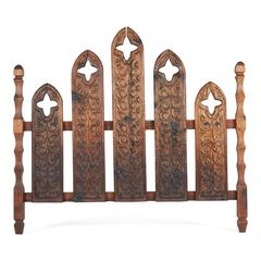 William Westenhaver for WITCO Exotic Carved Headboard, circa 1950
