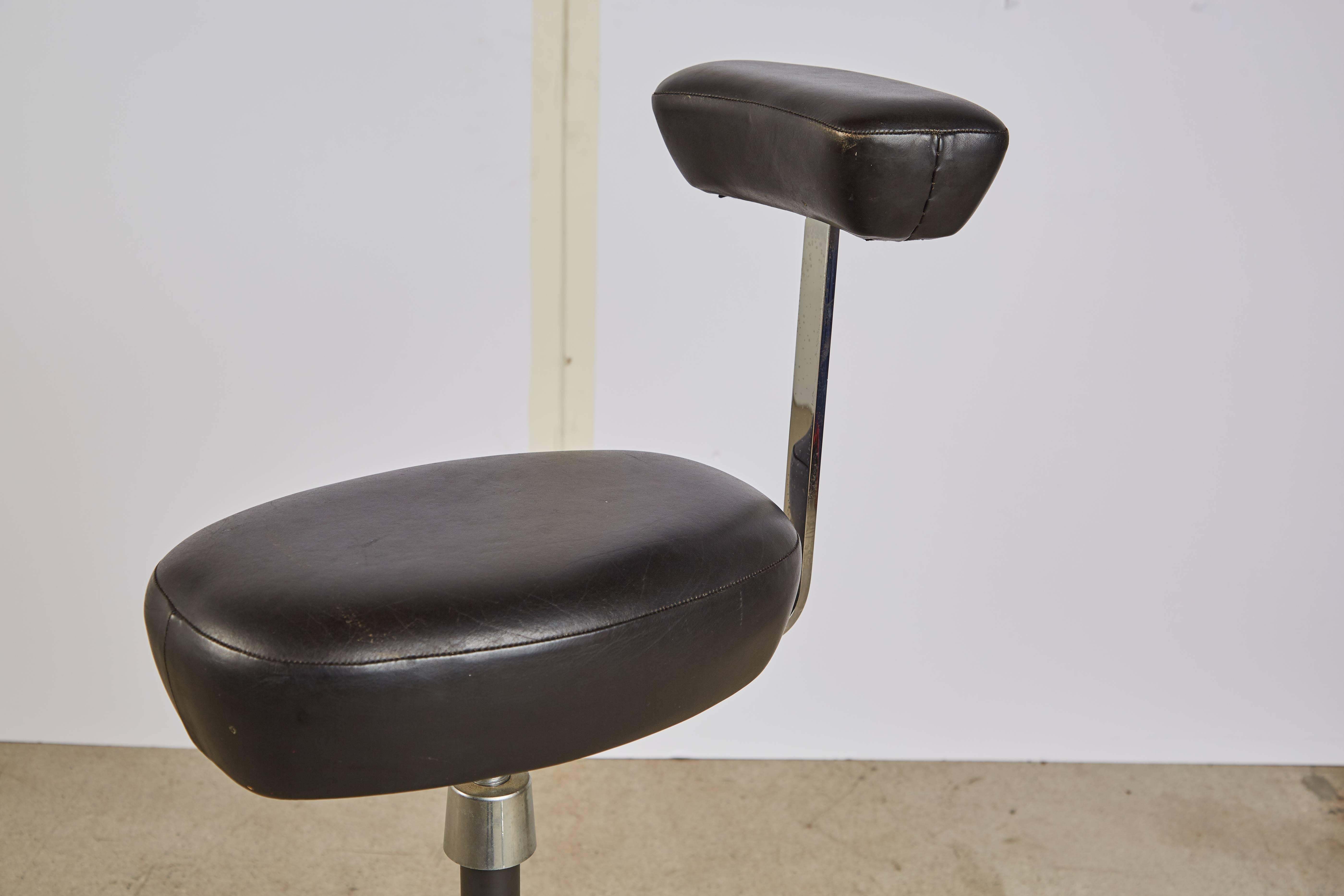 Mid-20th Century George Nelson for Herman Miller Adjustable Height Drafting Stool, circa 1960