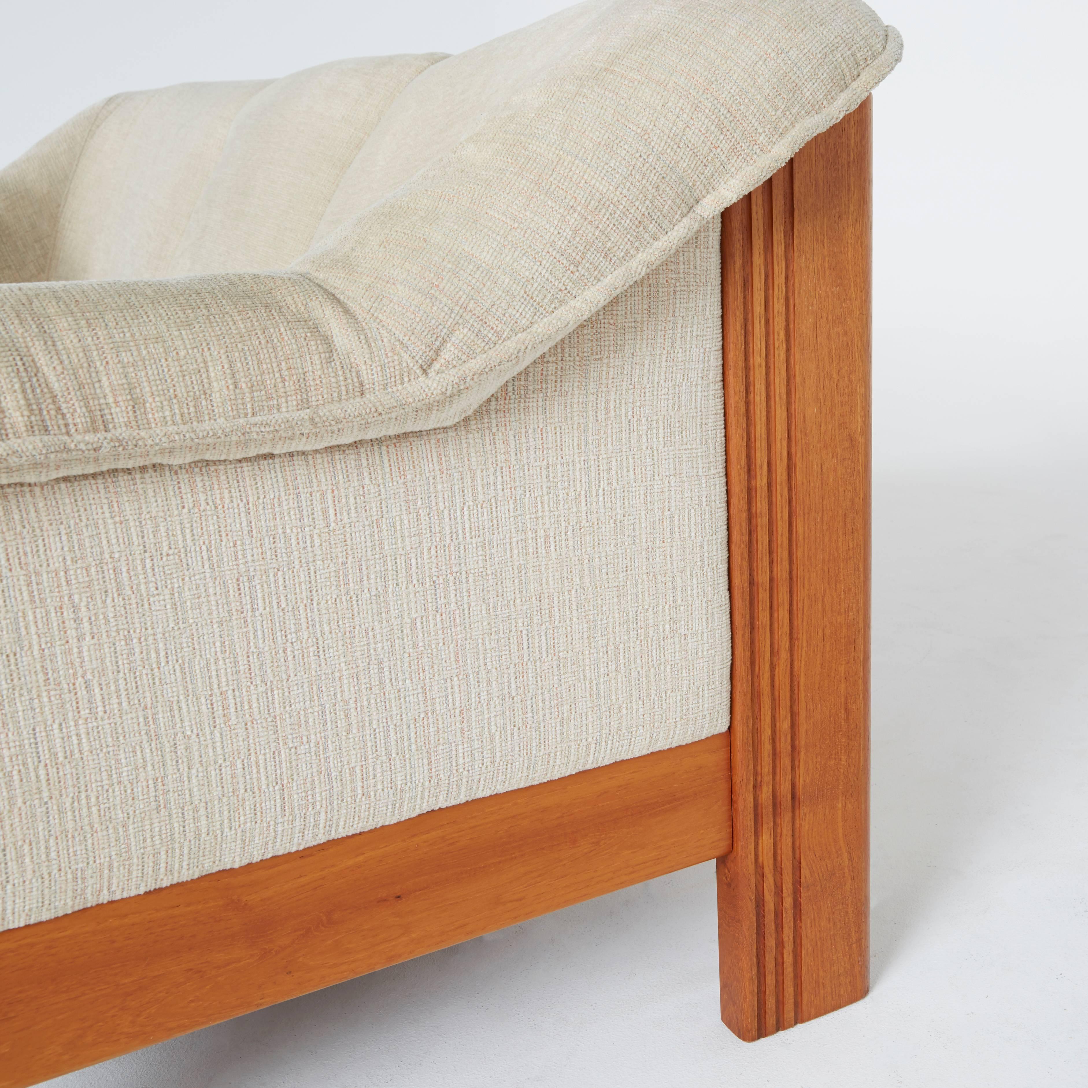 J.E. Ekornes Norwegian Teak Frame Three-Seat Sofa, circa 1970 1