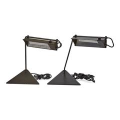 Koch & Lowy Adjustable Pair of Desk Lamps, circa 1960