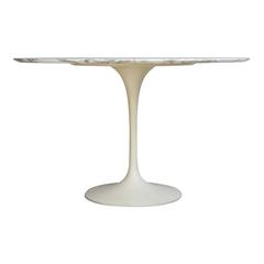 Marble Tulip Dining Table by Eero Saarinen for Knoll International, Stamped 1971