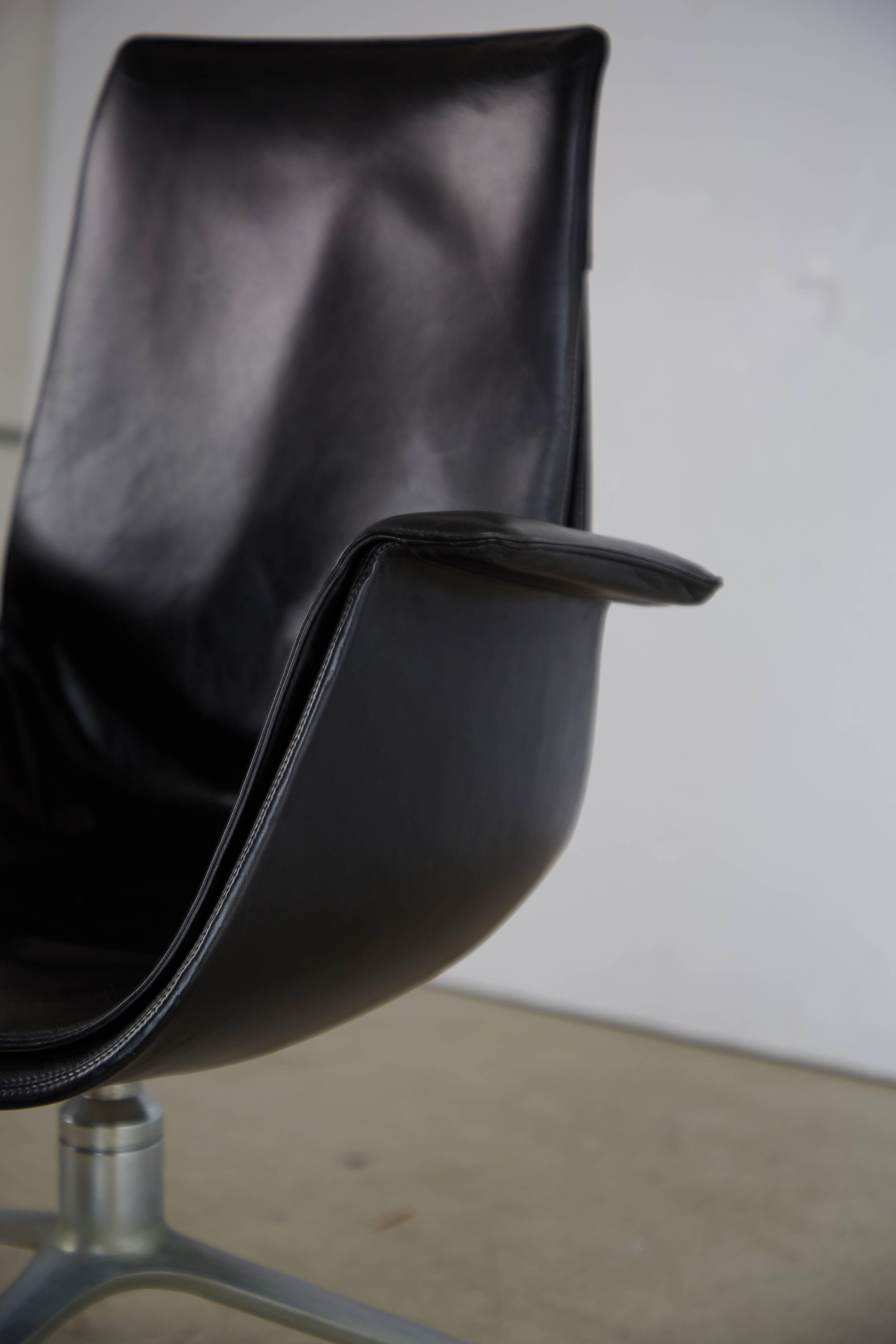 Mid-20th Century FK 6727 Bird Chair by Preben Fabricius and Jørgen Kastholm for Alfred Kill Int