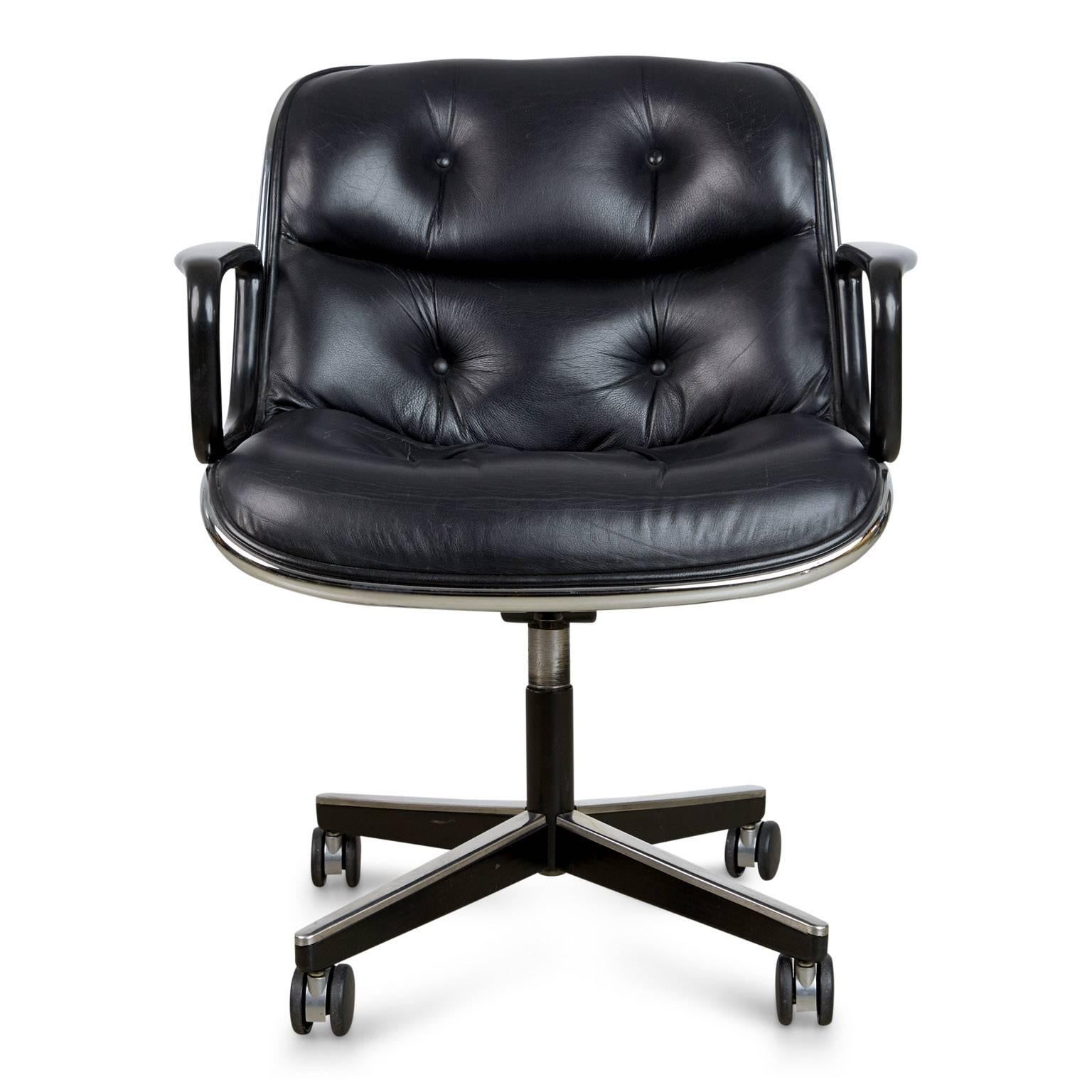 Knoll first introduced these executive office armchairs in 1965 and since then they have become a recognized staple for professional interiors and home workspaces alike. These timeless chairs are still in production today and have met demand due to