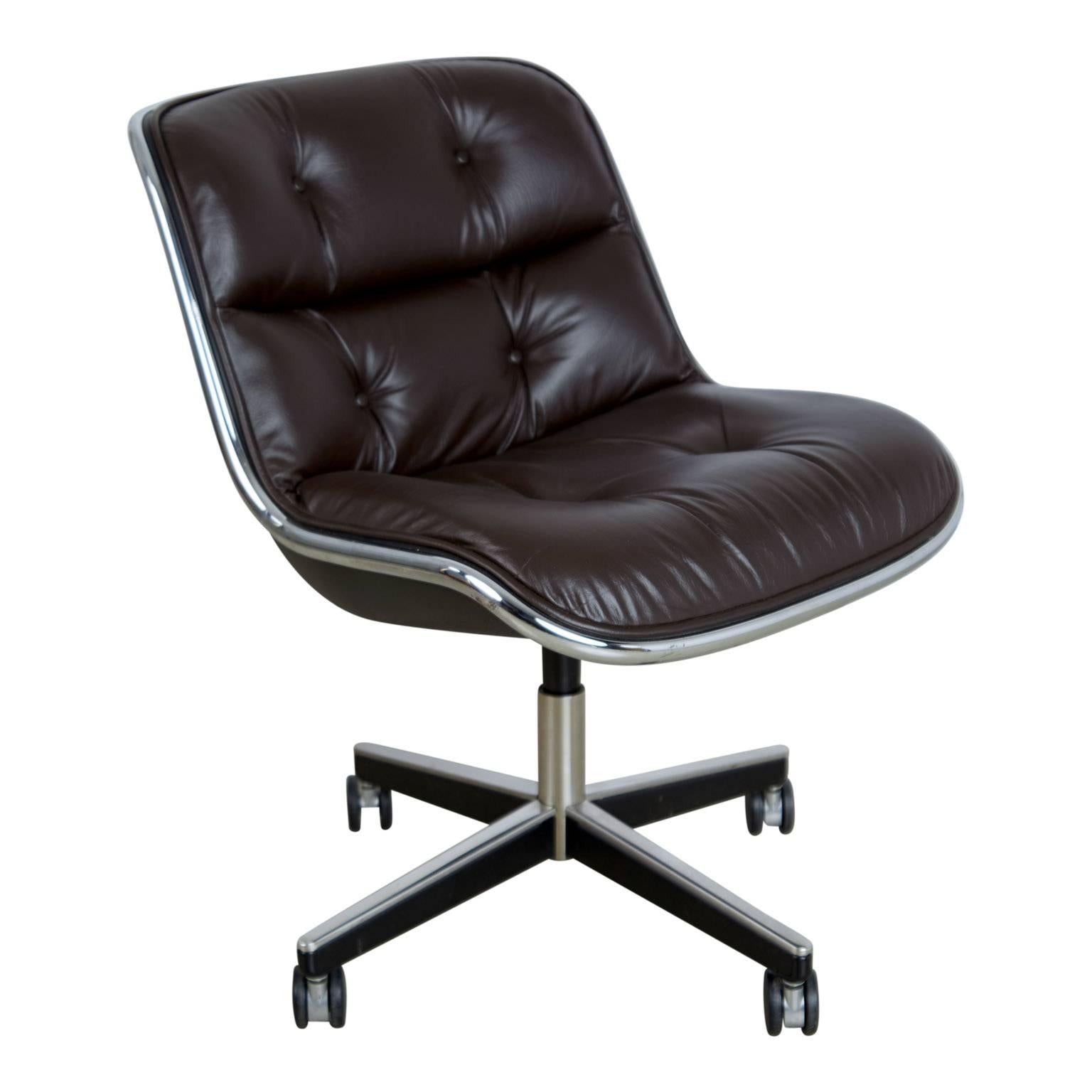 Knoll first introduced these executive office chairs in 1965 and since then they have become a recognized staple for professional interiors and home workspaces alike. These timeless chairs are still in production today and have met demand due to