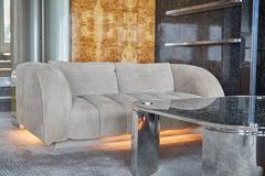 Custom Illuminating Sofas by Steve Chase from Chase Designed Home, Pair
