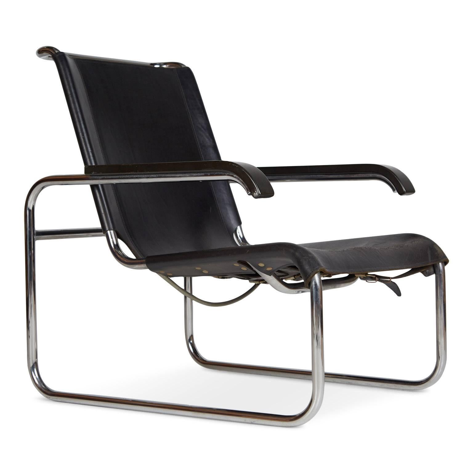 Bauhaus Paire de chaises longues Thonet B35 de Marcel Breuer, vers 1960