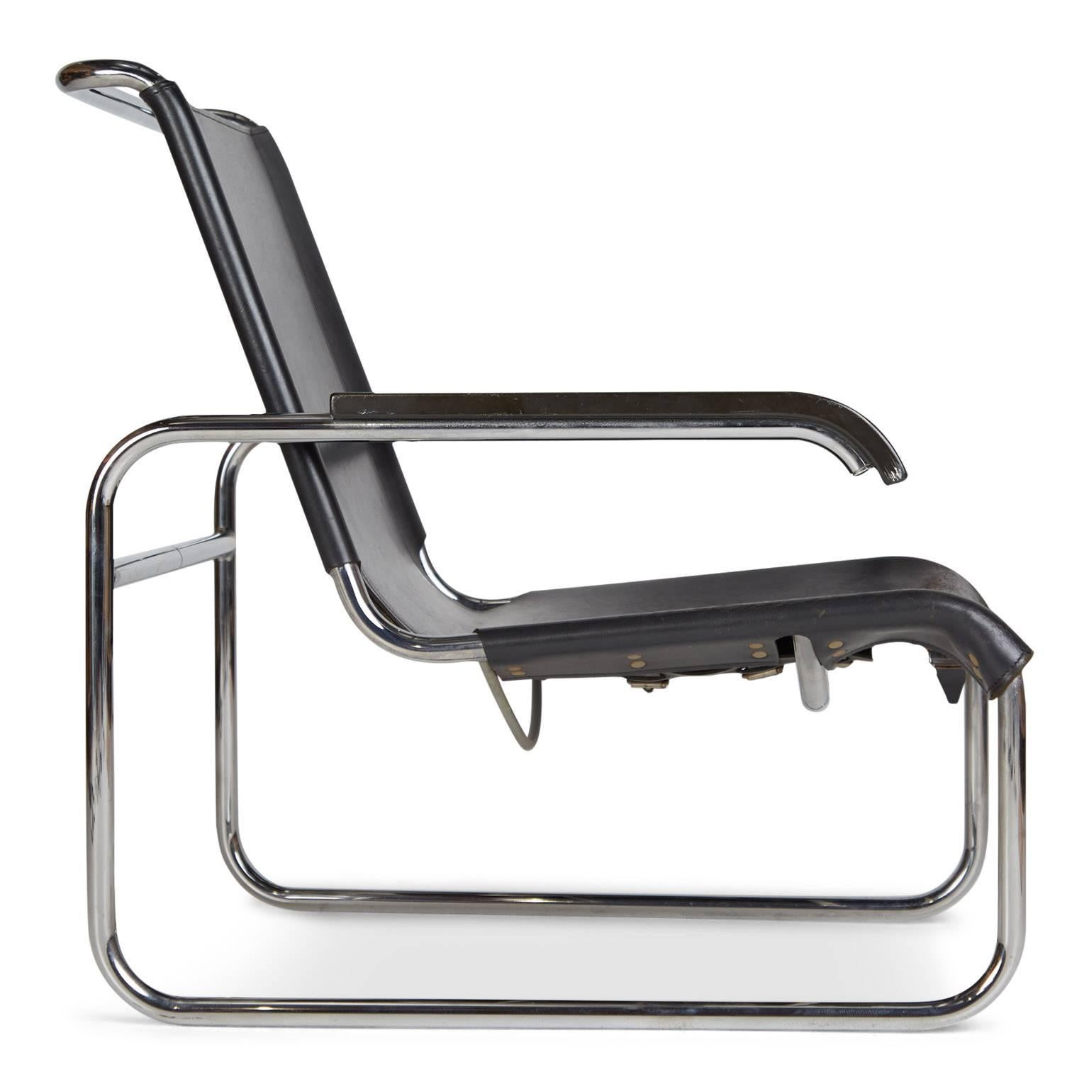 Bauhaus Pair of Thonet B35 Lounge Chairs by Marcel Breuer, circa 1960
