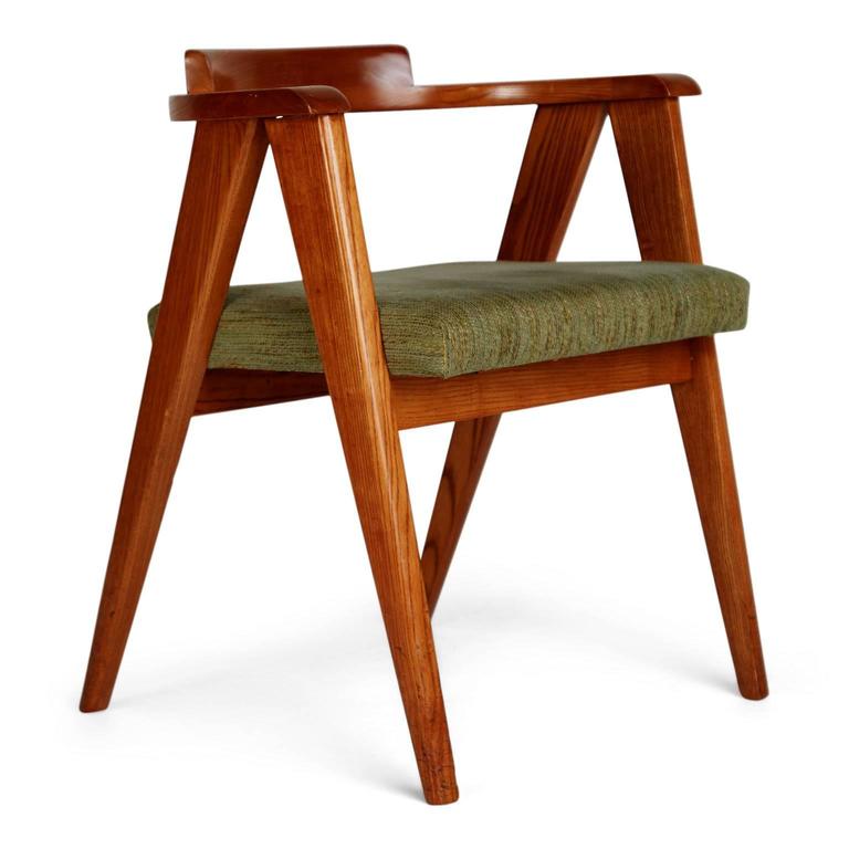 MidCentury Modern Compass AFrame Six Dining Chairs at 1stDibs