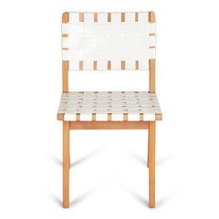 Jens Risom 666 WSP Webbed Vinyl Chairs for Knoll, Set of Six