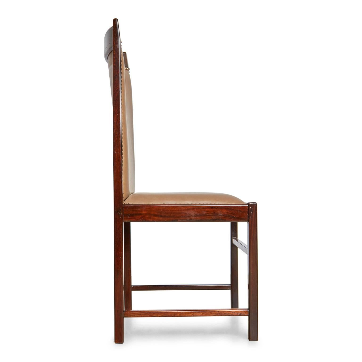 Mid-Century Modern Celina Moveis Brazilian Rosewood Dining or Side Chair, circa 1960