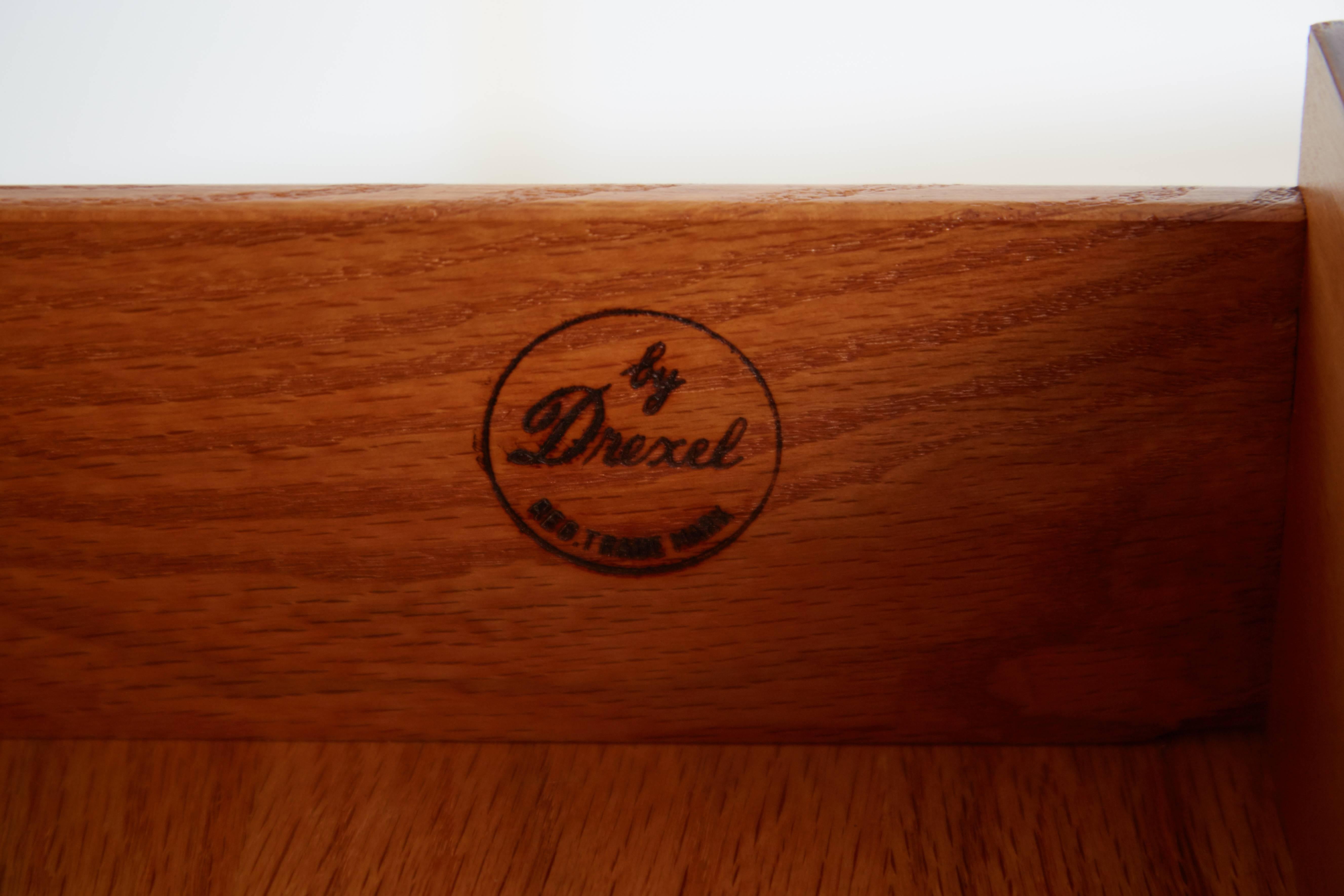 Kipp Stewart Declaration Highboy Set for Drexel, Newly Restored, circa 1950 1