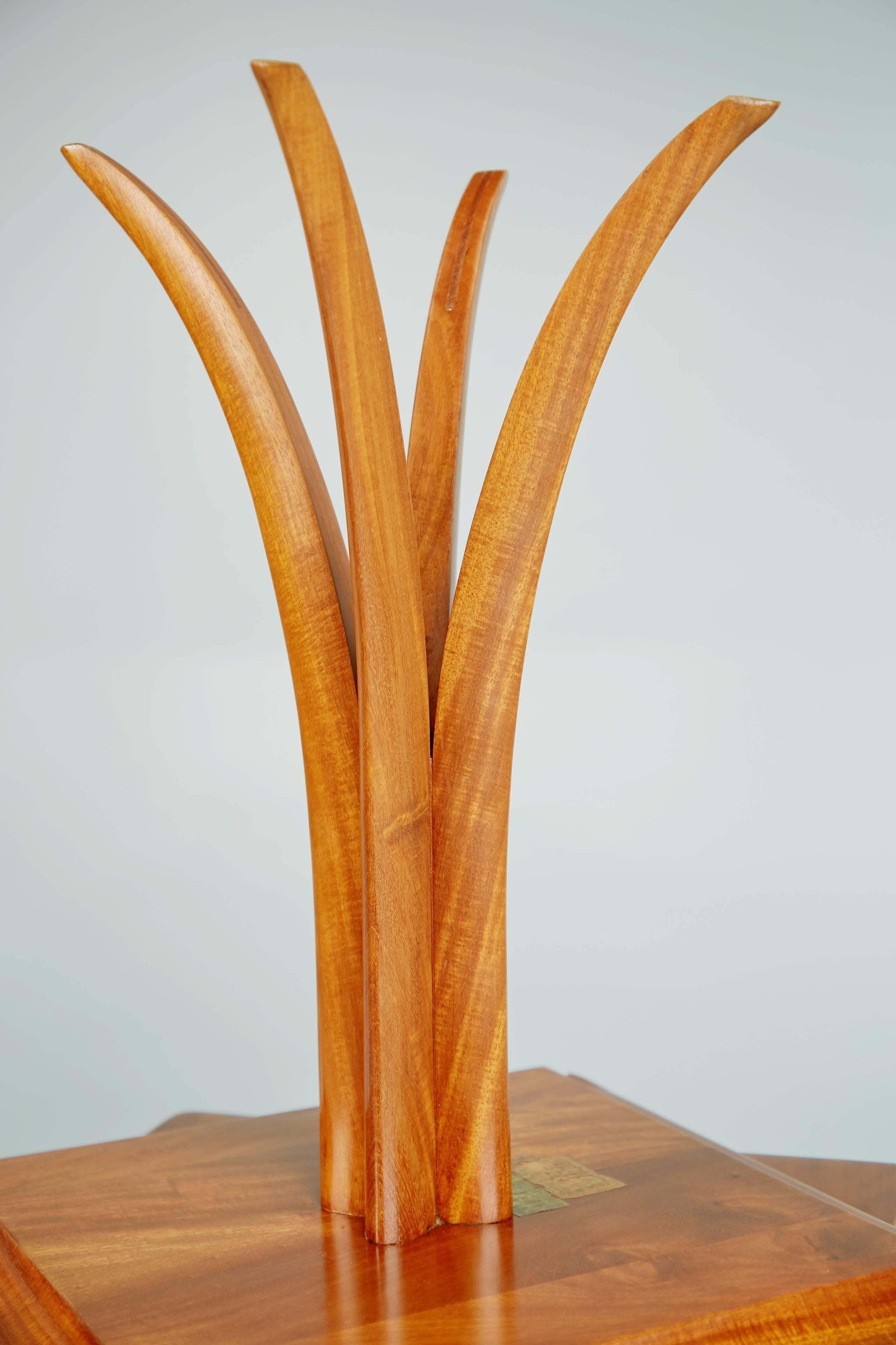 Giuseppe Scapinelli Caviuna Wood Sculptural Side Tables, Brazil, circa 1955 1
