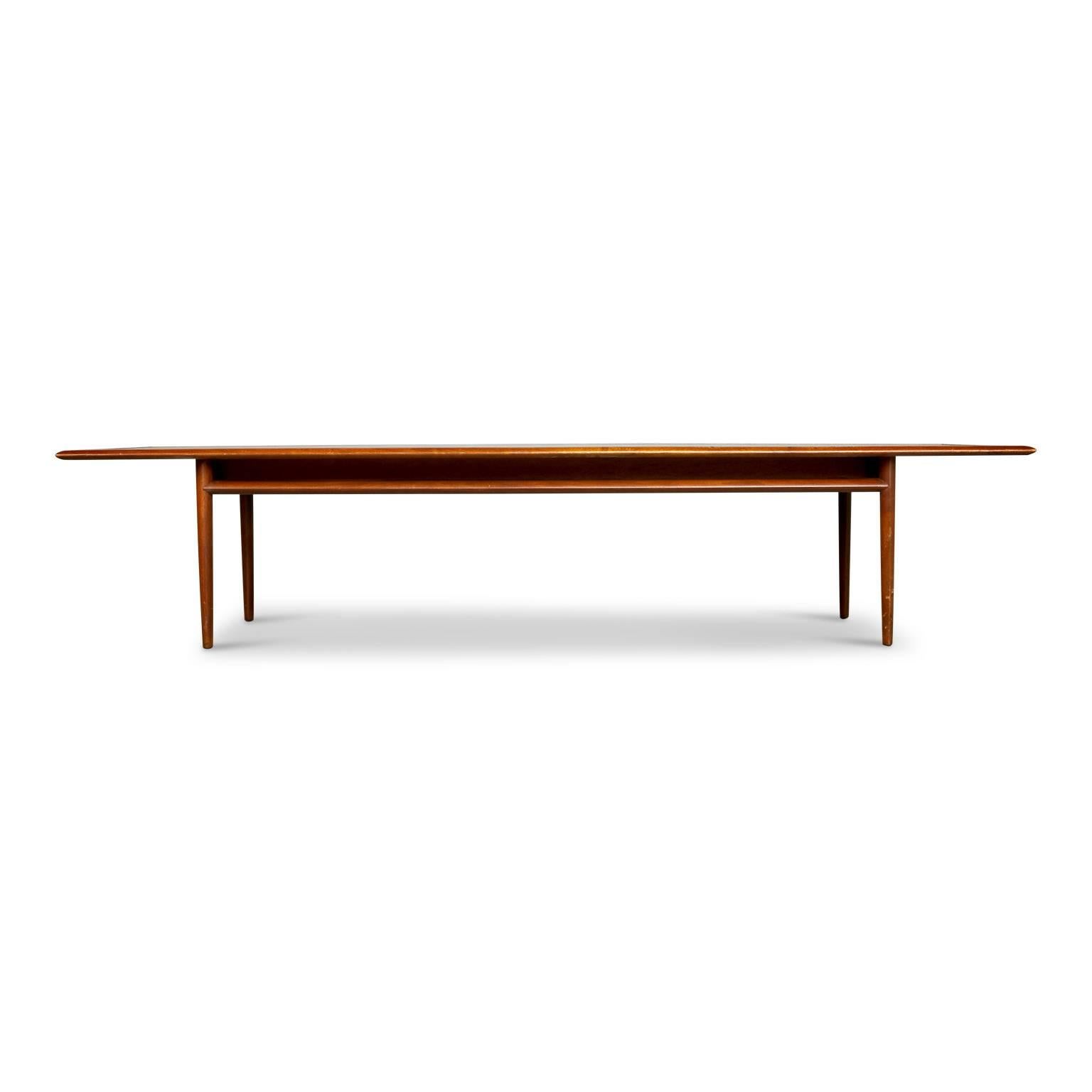 American Parallel by Kipp Stewart for Drexel Walnut 1960s Coffee Table