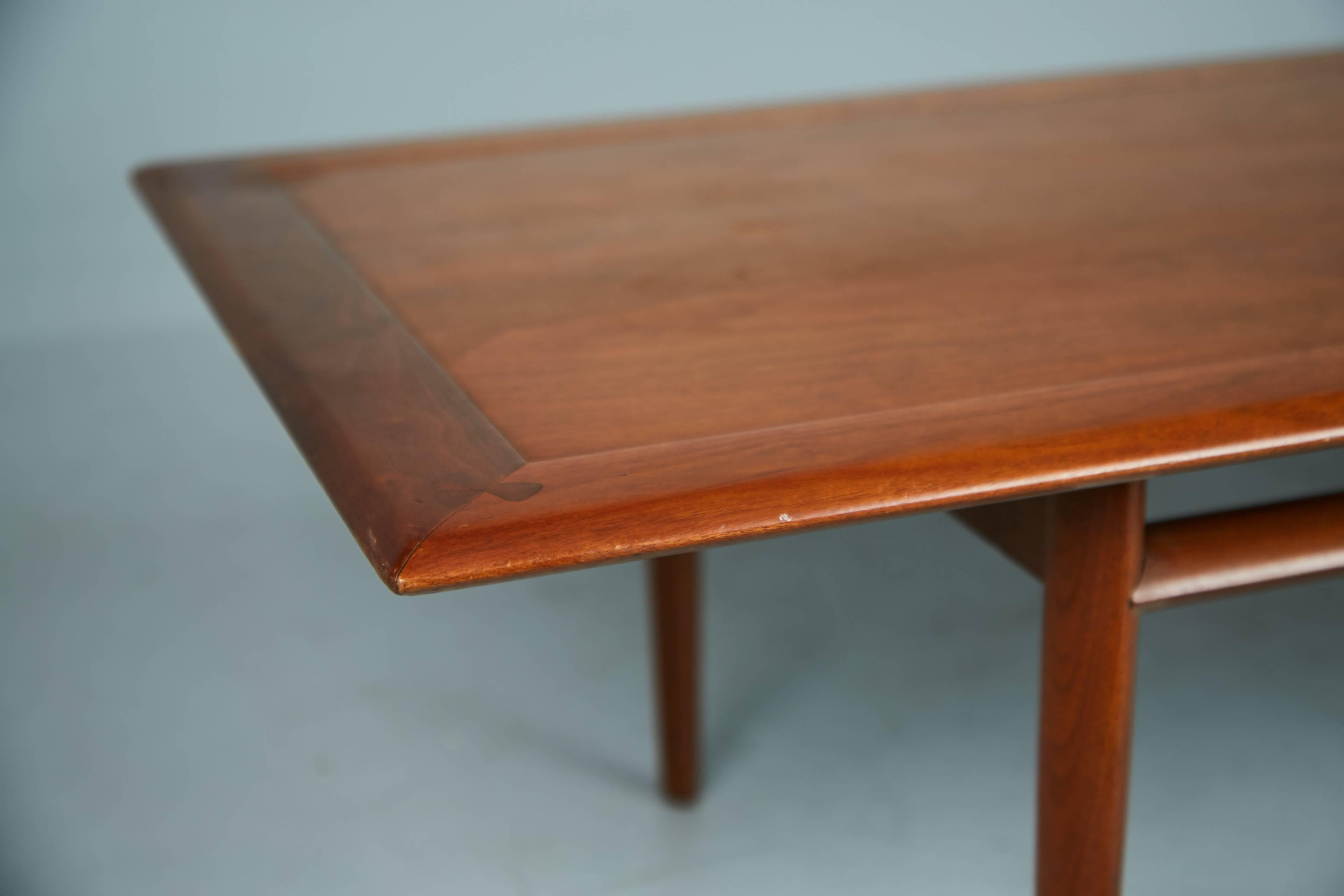 Parallel by Kipp Stewart for Drexel Walnut 1960s Coffee Table 1