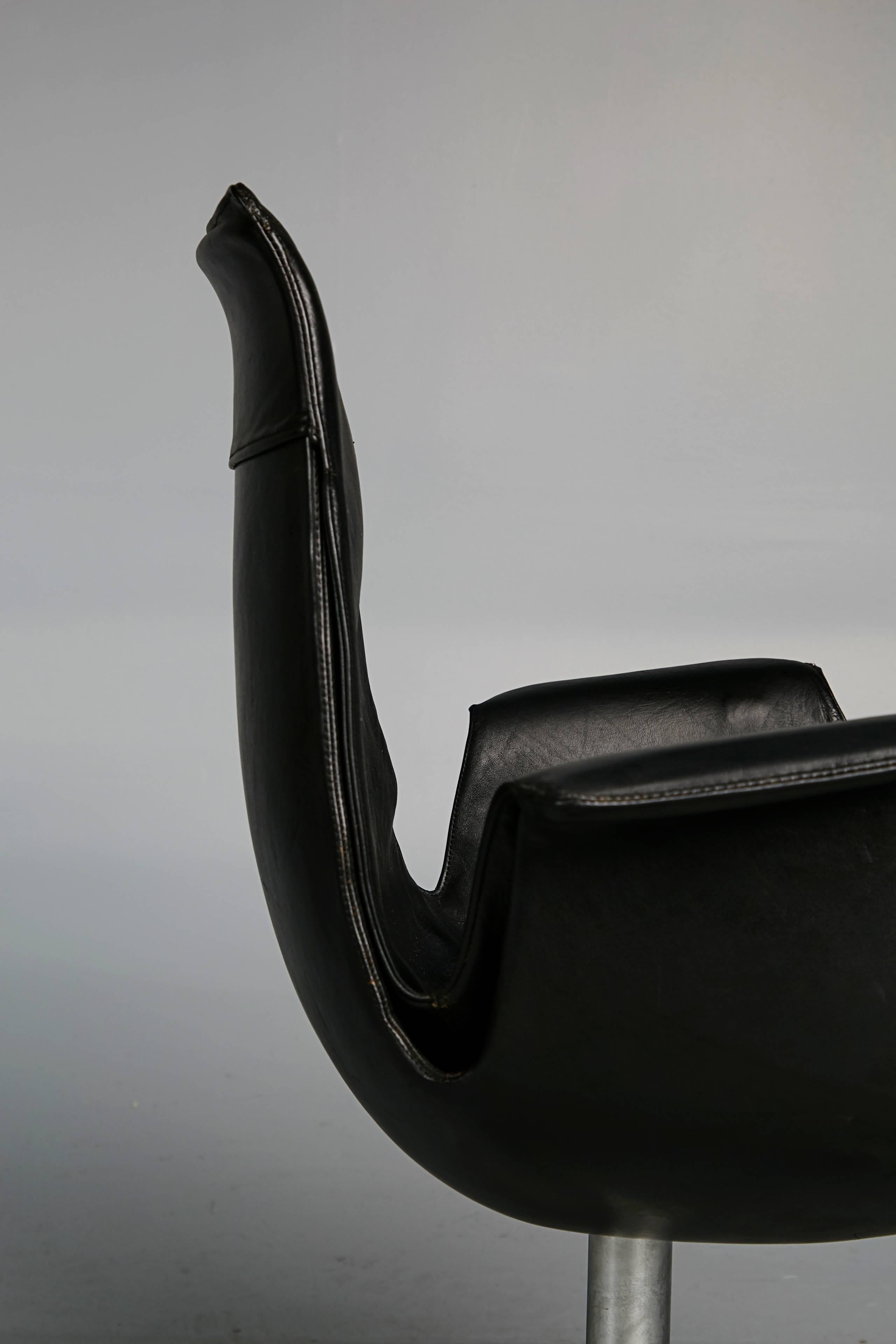 Metal FK 6727 Bird Chairs by Preben Fabricius & Jørgen Kastholm for Alfred Kill Int.