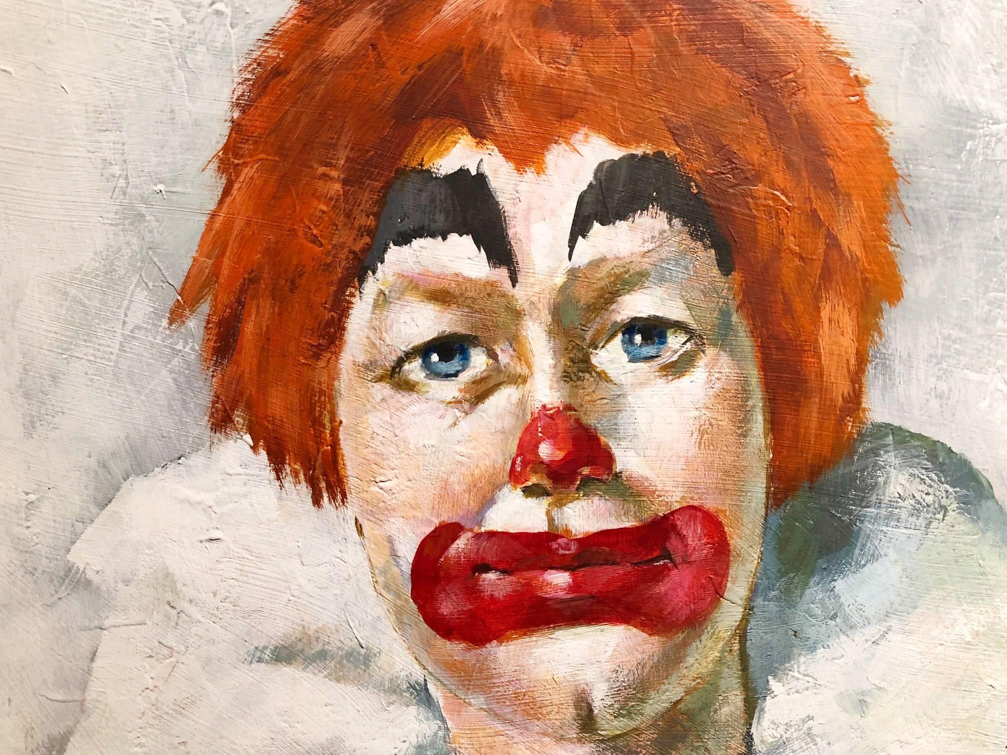 clown painting