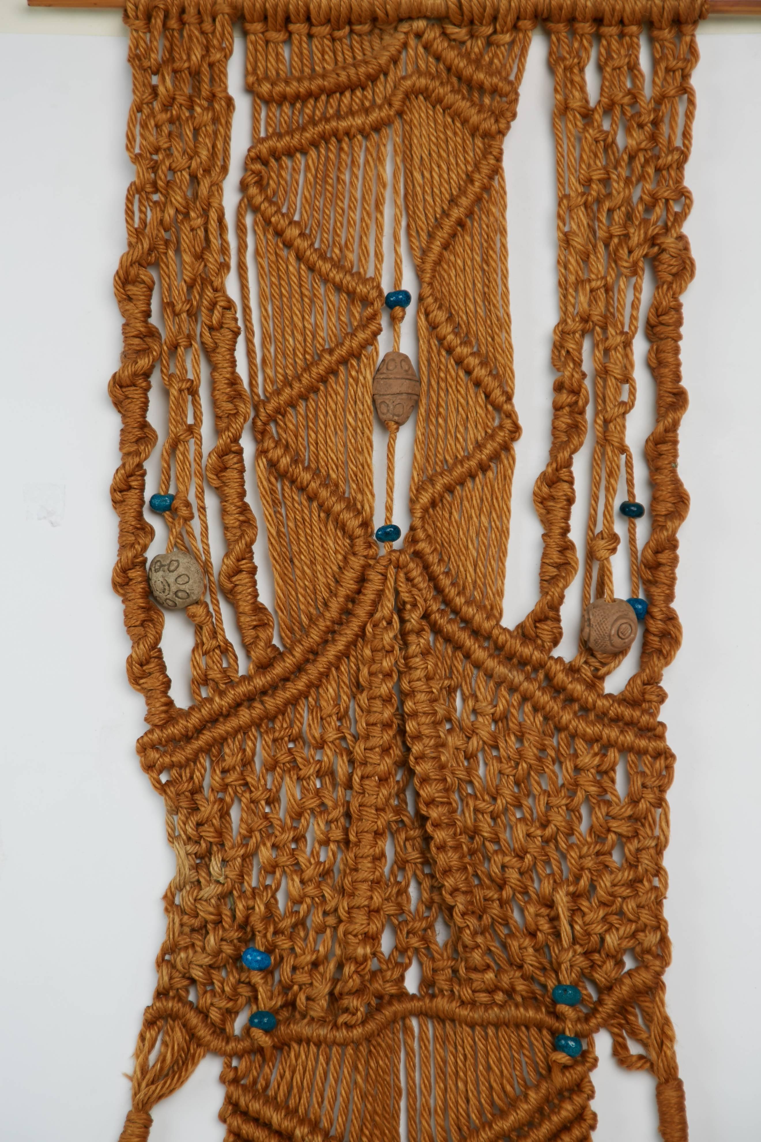 A wonderful example of the fiber arts movement. This large 72