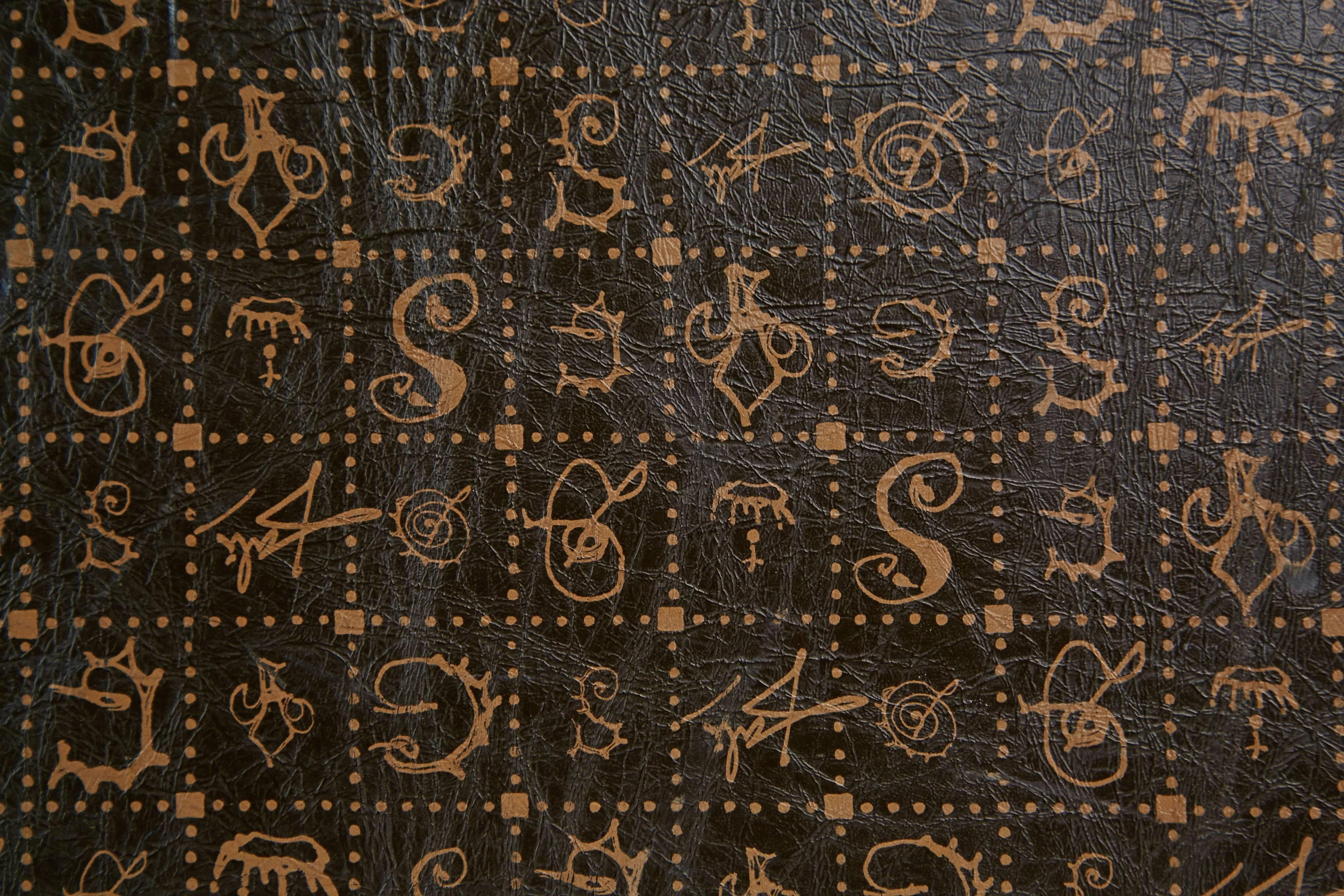 Mid-Century Modern Salvador Dali Daligramme Suitcase for Lancel, circa 1970
