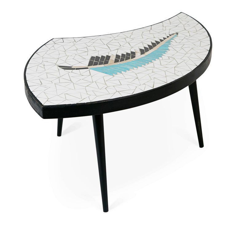 Boomerang Mid-Century Modern Tile Top Coffee Table, circa ...