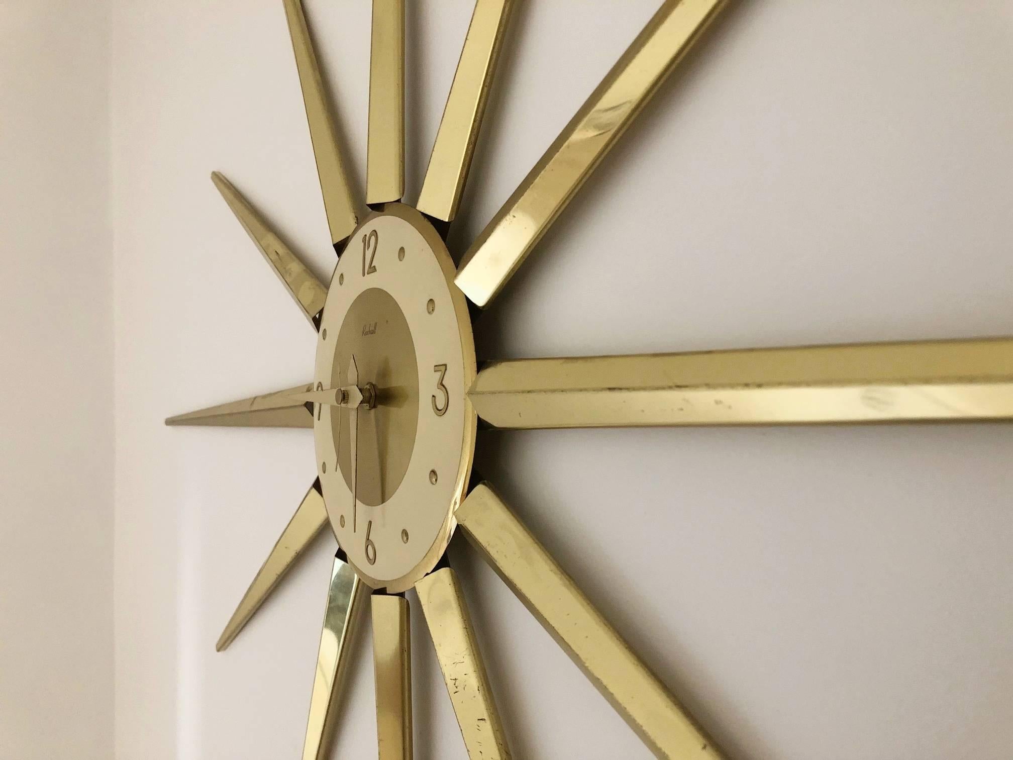 starburst sunburst clock