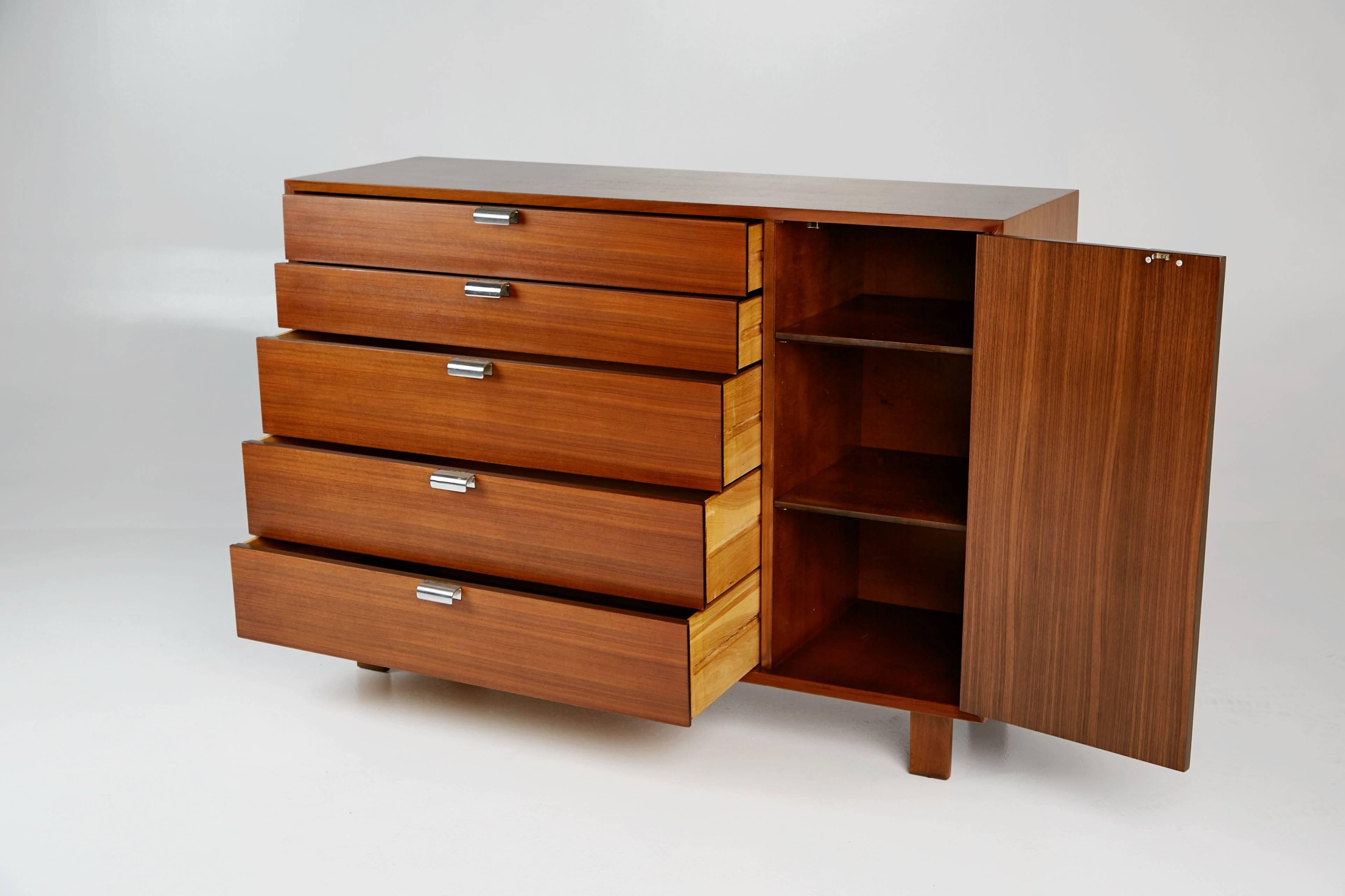 Mid-Century Modern George Nelson for Herman Miller Dresser Cabinet, Signed, circa 1950