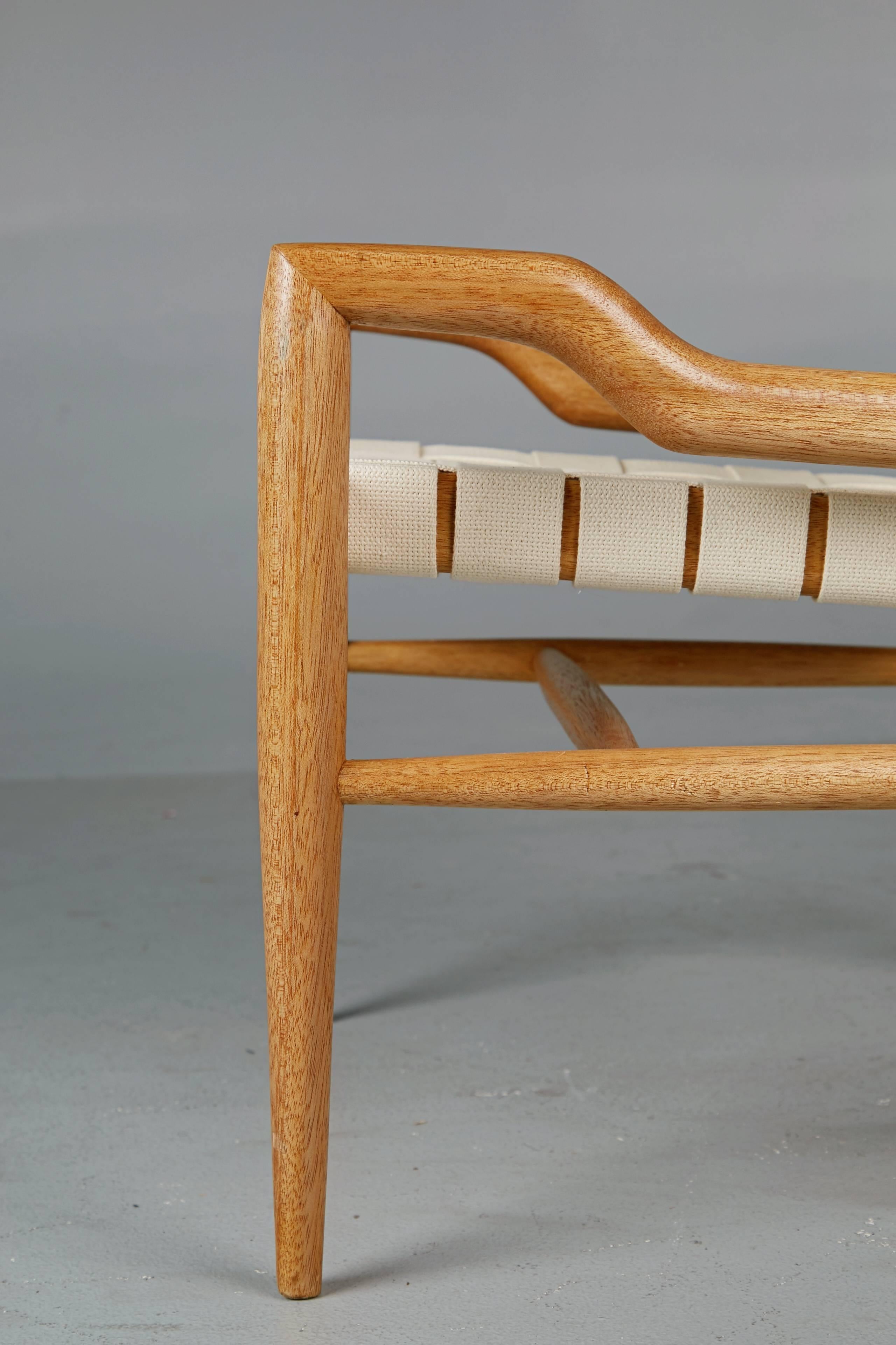 Mid-20th Century John Keal for Brown Saltman Sculptural Lounge Chairs, Set of Four, circa 1954