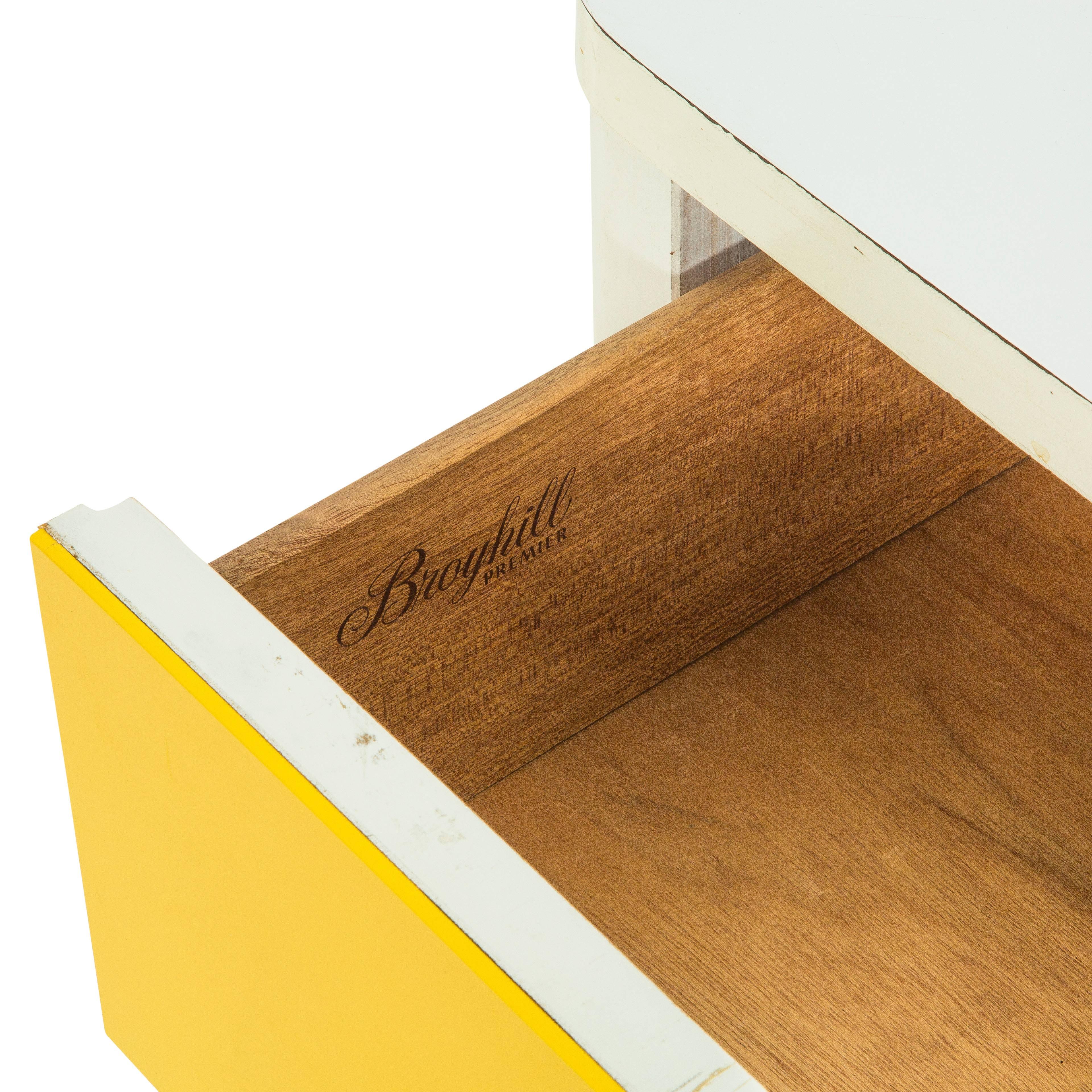 American Mod Pop Raymond Loewy Style Nightstand by Broyhill Premiere