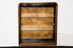 Art Deco Lit Display Case Cabinet