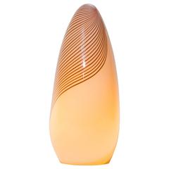 Swirled Murano Glass Egg Lamp - ON SALE